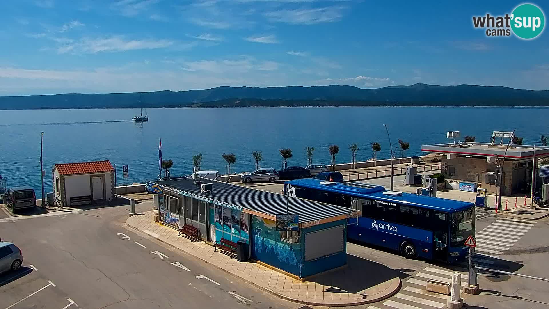 Webcam Bol Hafen & Ortszentrum – Liveblick aus Bol auf der Insel Brač