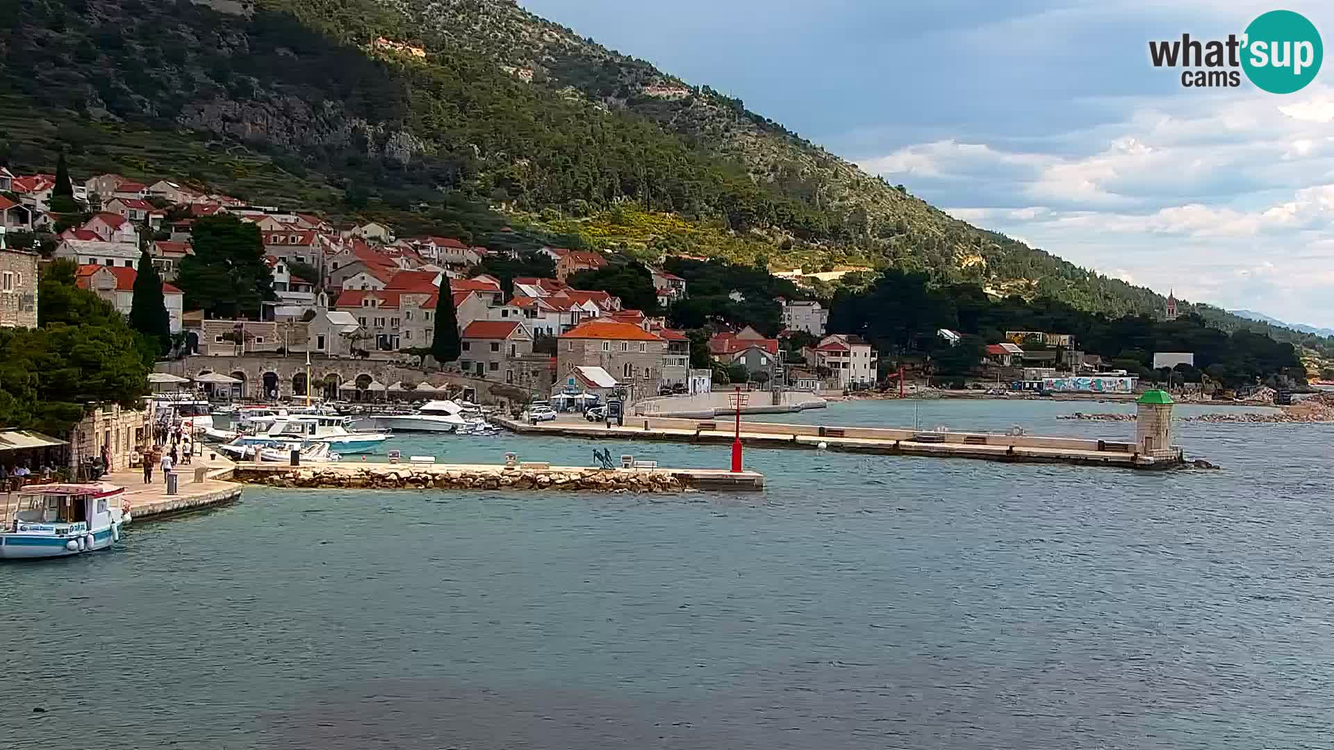 Webcam Bol Town Center & Marina – Live View from Bol, Brač