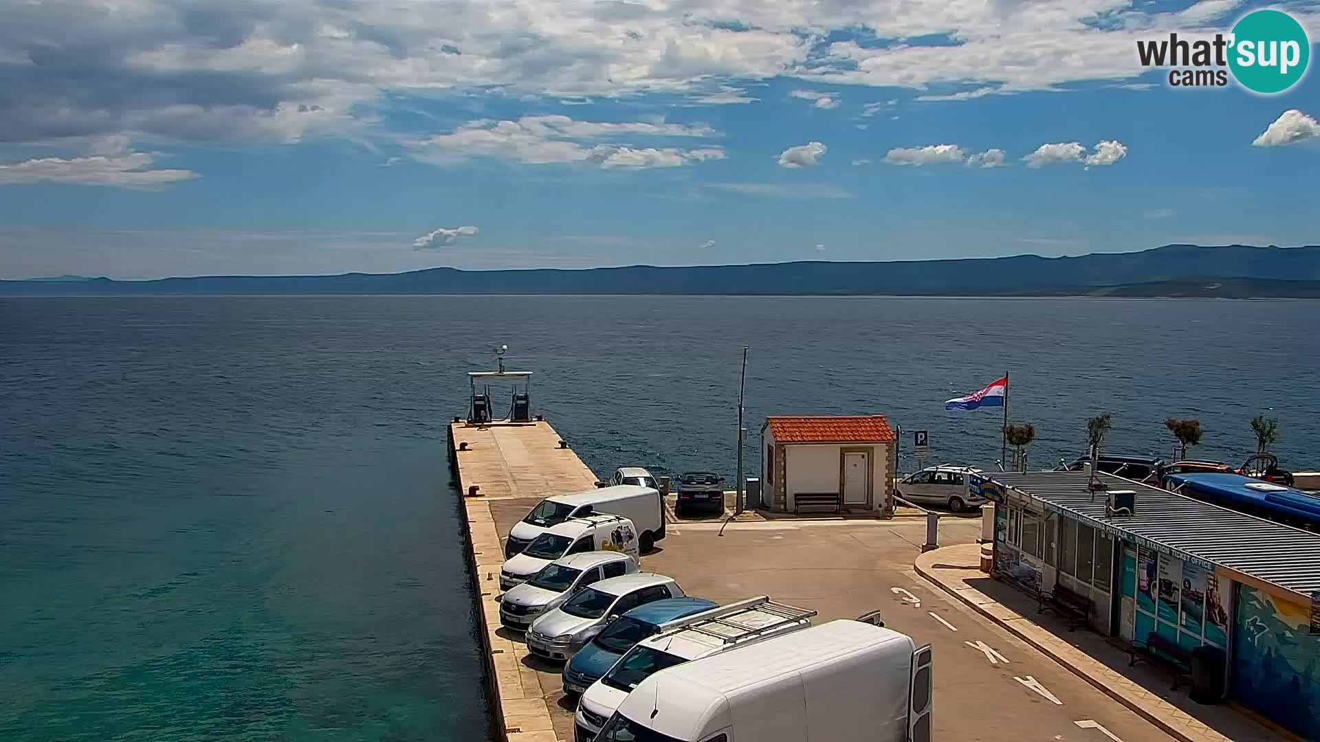 Webcam Bol Centre-Ville & Marina – Vue en direct depuis Bol, île de Brač