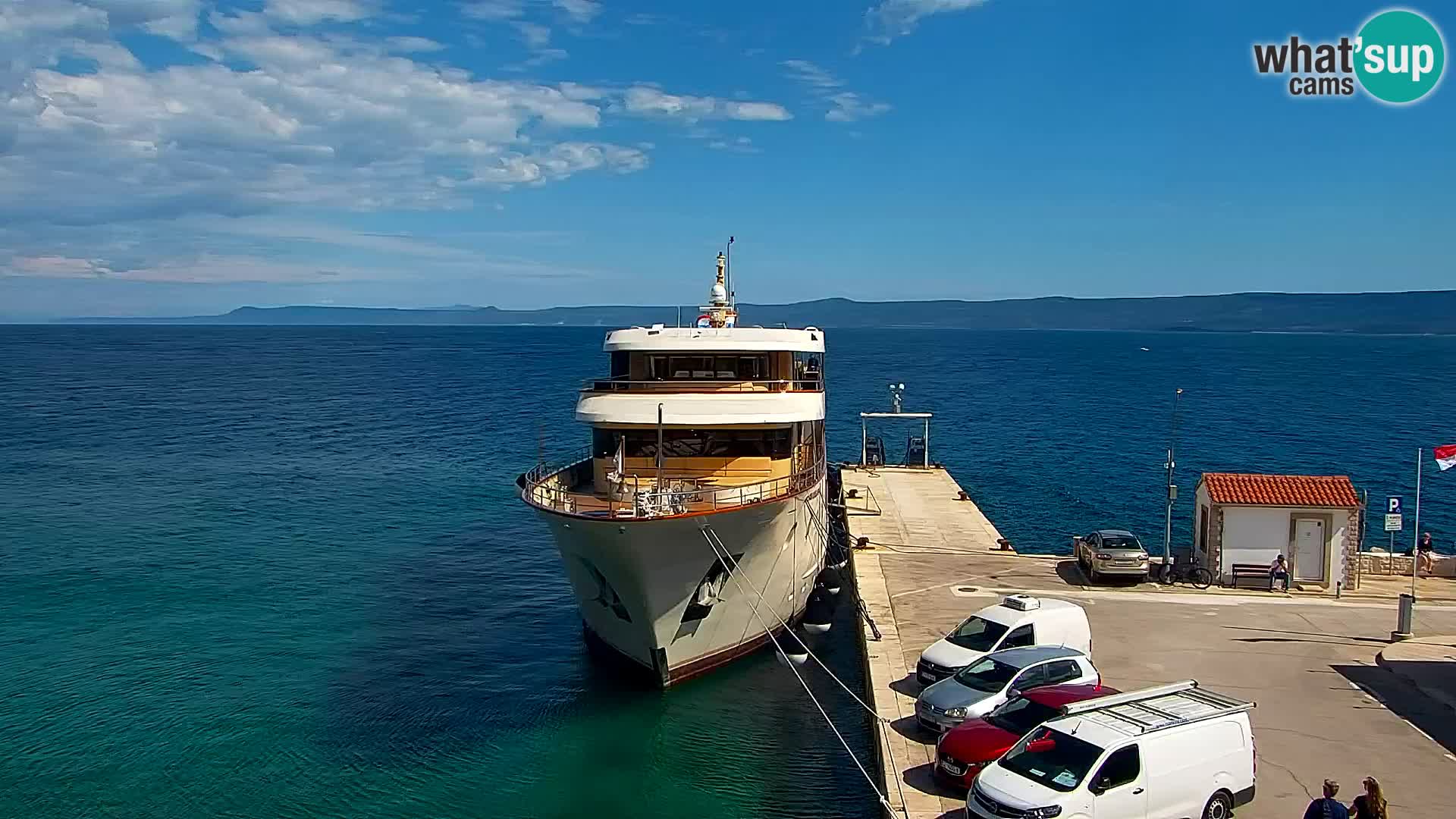 Webcam Bol Centre-Ville & Marina – Vue en direct depuis Bol, île de Brač