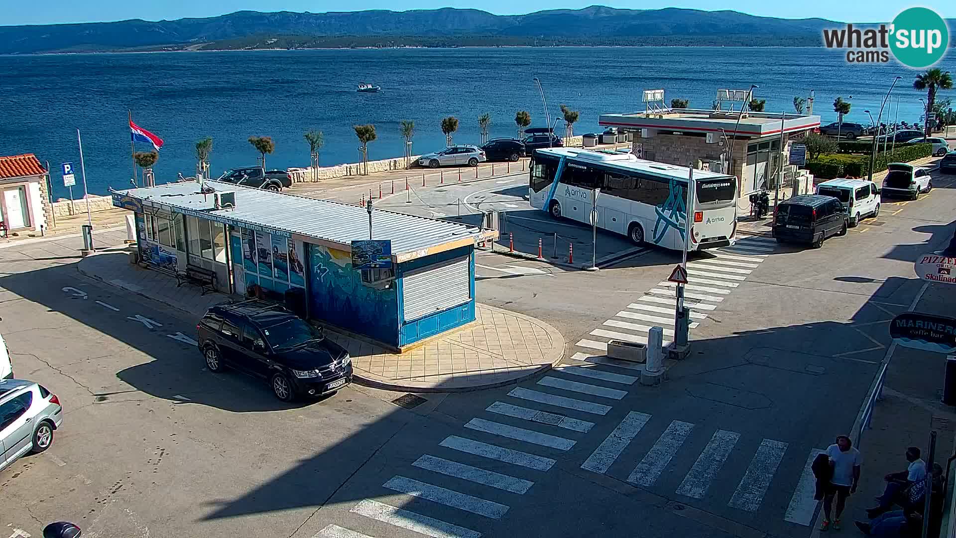 Webcam Bol Centre-Ville & Marina – Vue en direct depuis Bol, île de Brač
