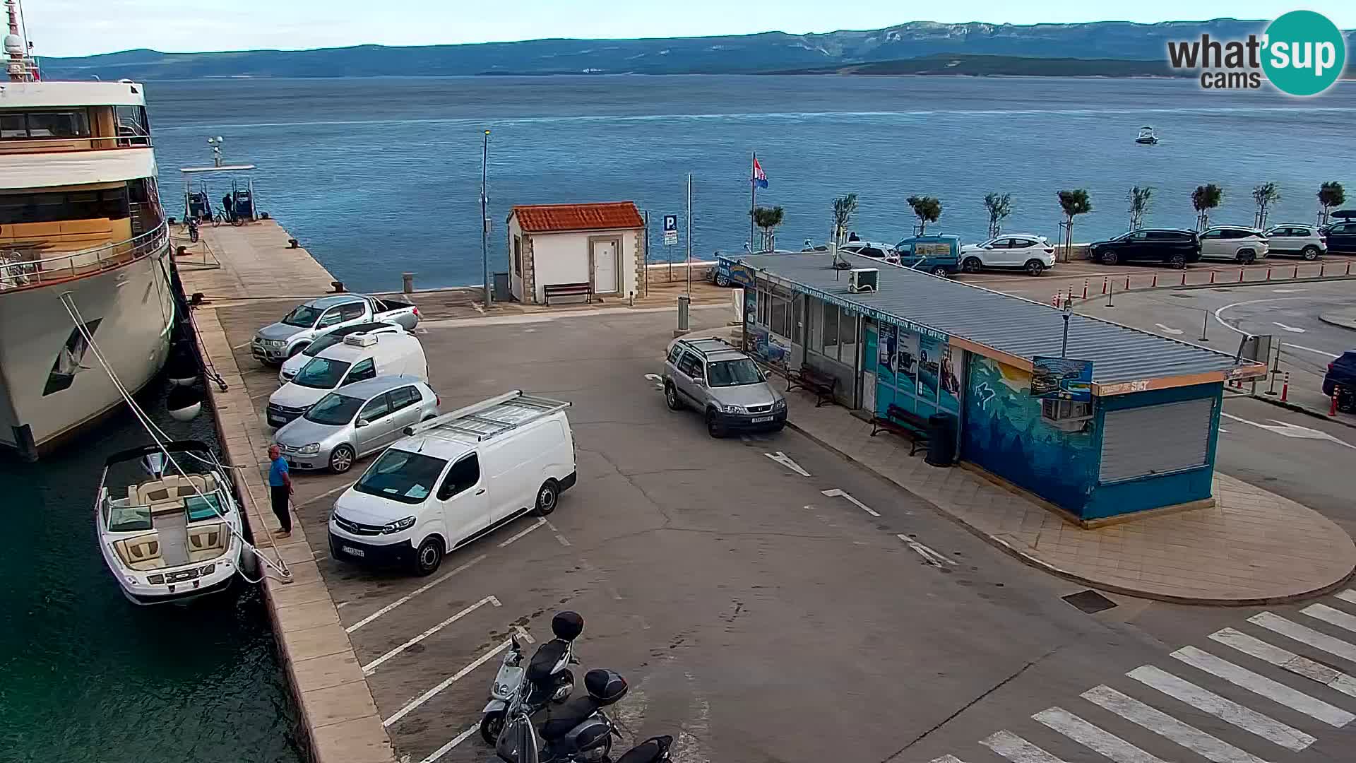 Webcam Bol centre-ville & marina – Vue en direct depuis Bol, île de Brač
