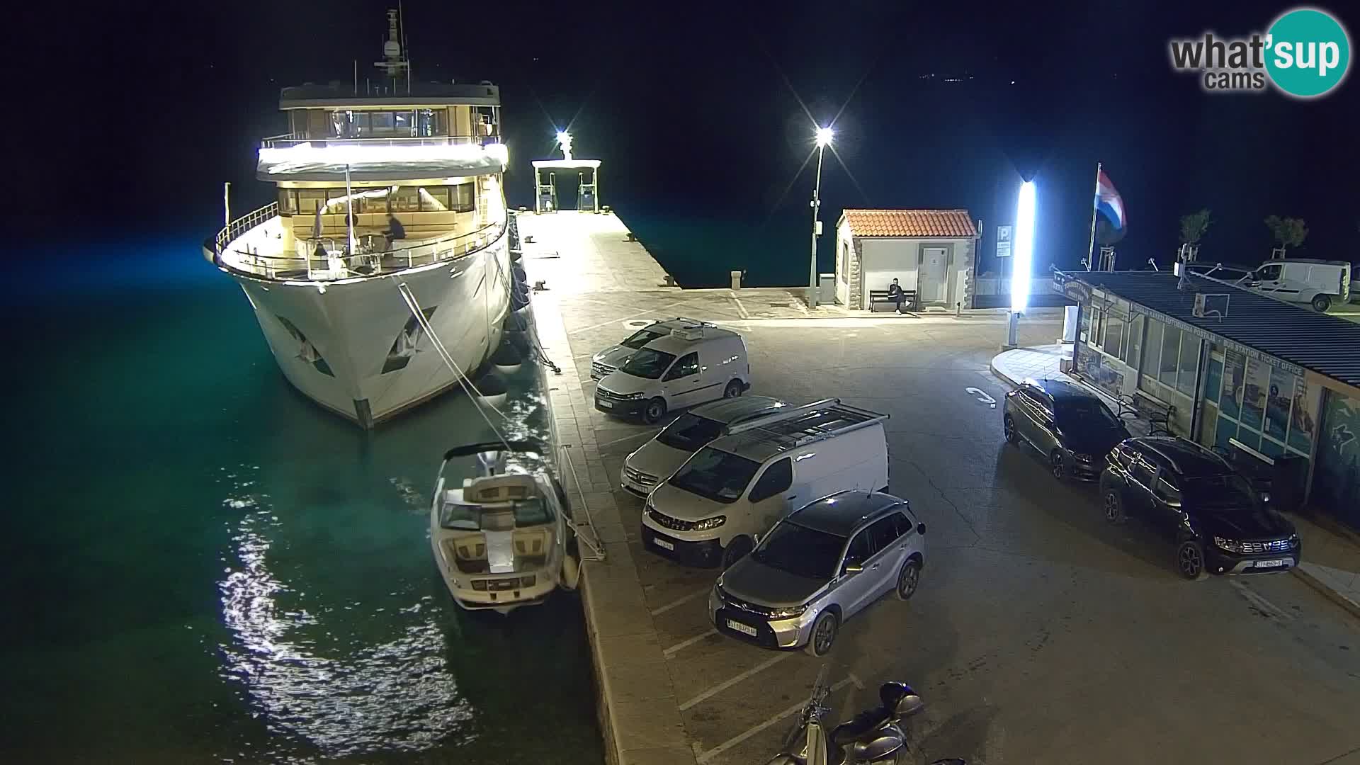 Webcam Bol centre-ville & marina – Vue en direct depuis Bol, île de Brač