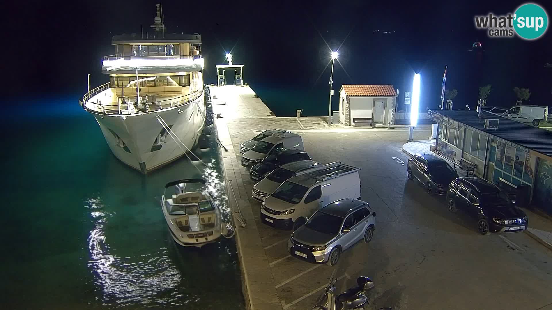 Webcam Bol Centre-Ville & Marina – Vue en direct depuis Bol, île de Brač