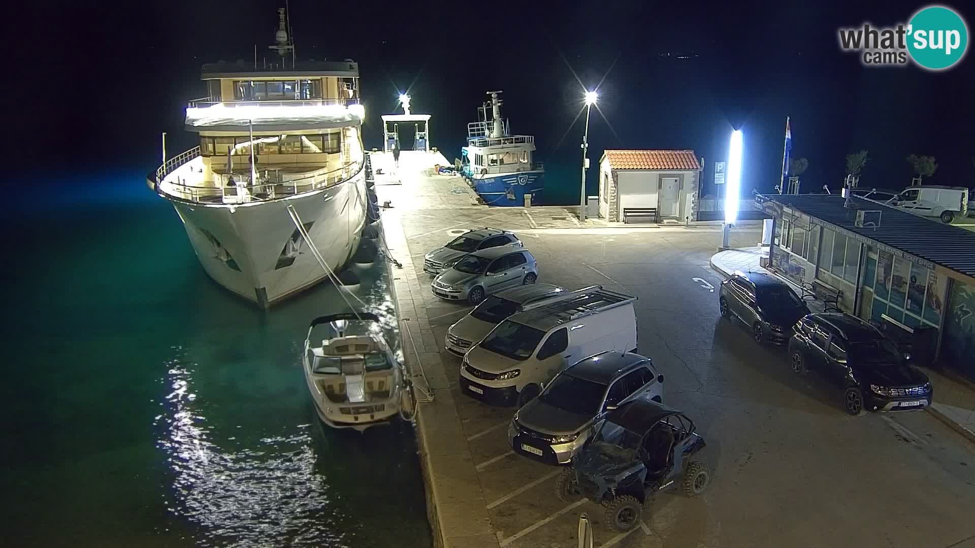 Spletna kamera Bol – Center mesta in marina v živo