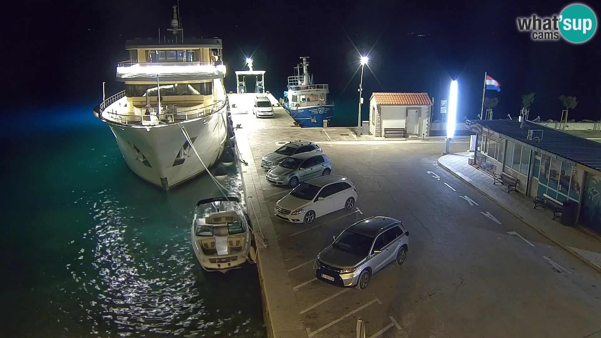 Webcam Bol Hafen & Ortszentrum – Liveblick aus Bol auf der Insel Brač