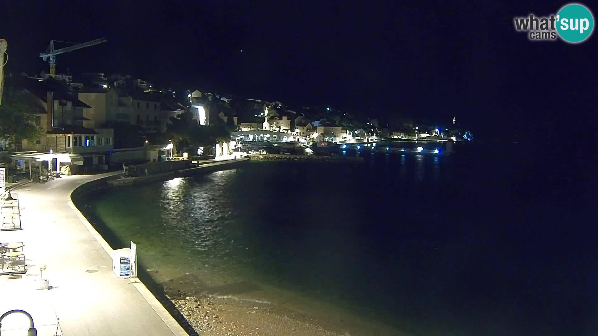 Webcam Bol centre-ville & marina – Vue en direct depuis Bol, île de Brač