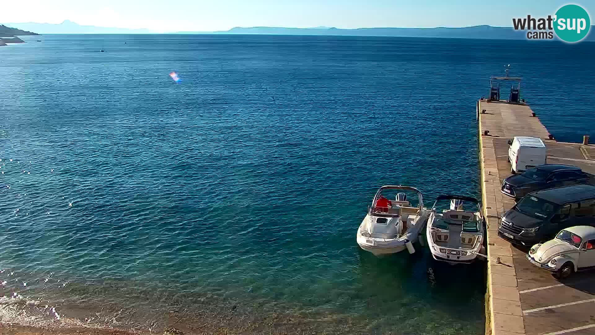 Webcam Bol Centre-Ville & Marina – Vue en direct depuis Bol, île de Brač
