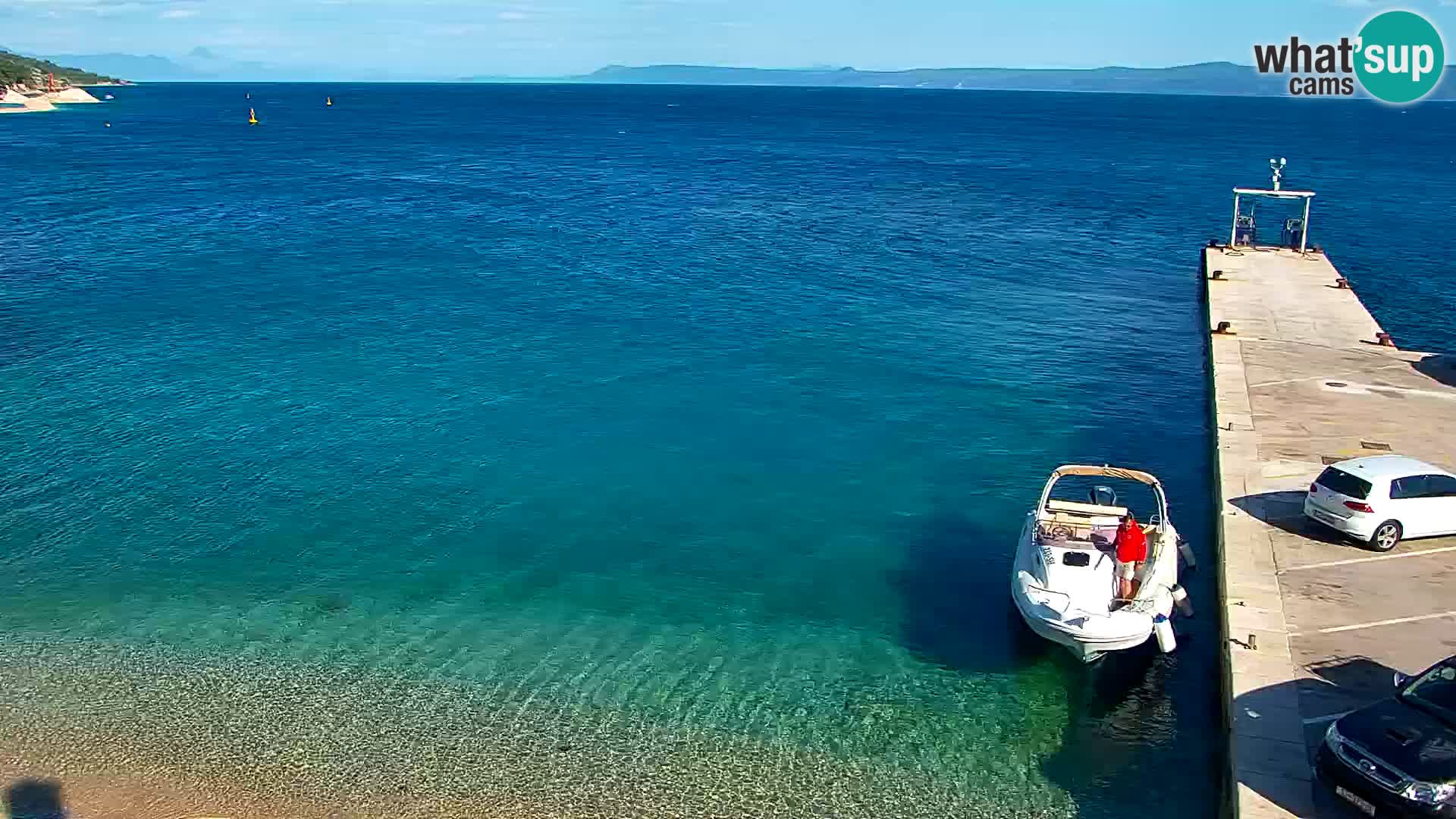 Webcam Bol centre-ville & marina – Vue en direct depuis Bol, île de Brač