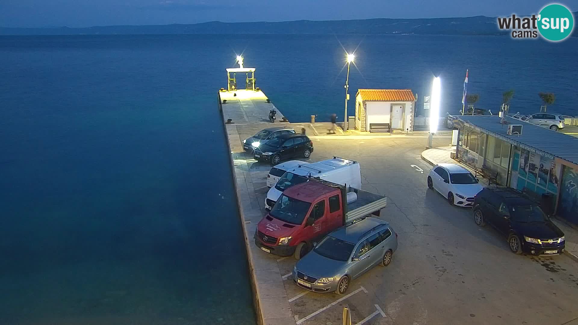 Webcam Bol centre-ville & marina – Vue en direct depuis Bol, île de Brač