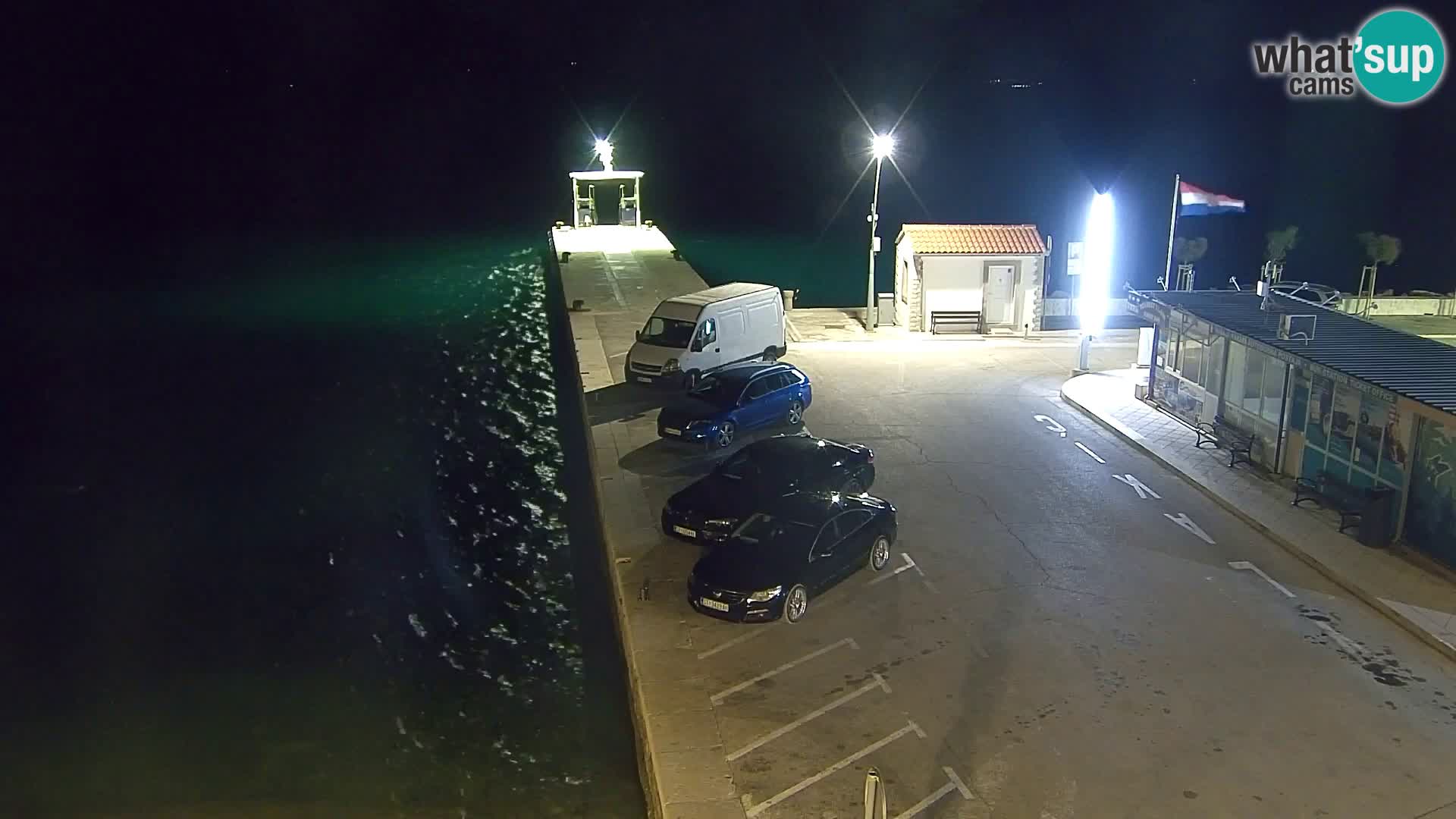 Webcam Bol centre-ville & marina – Vue en direct depuis Bol, île de Brač