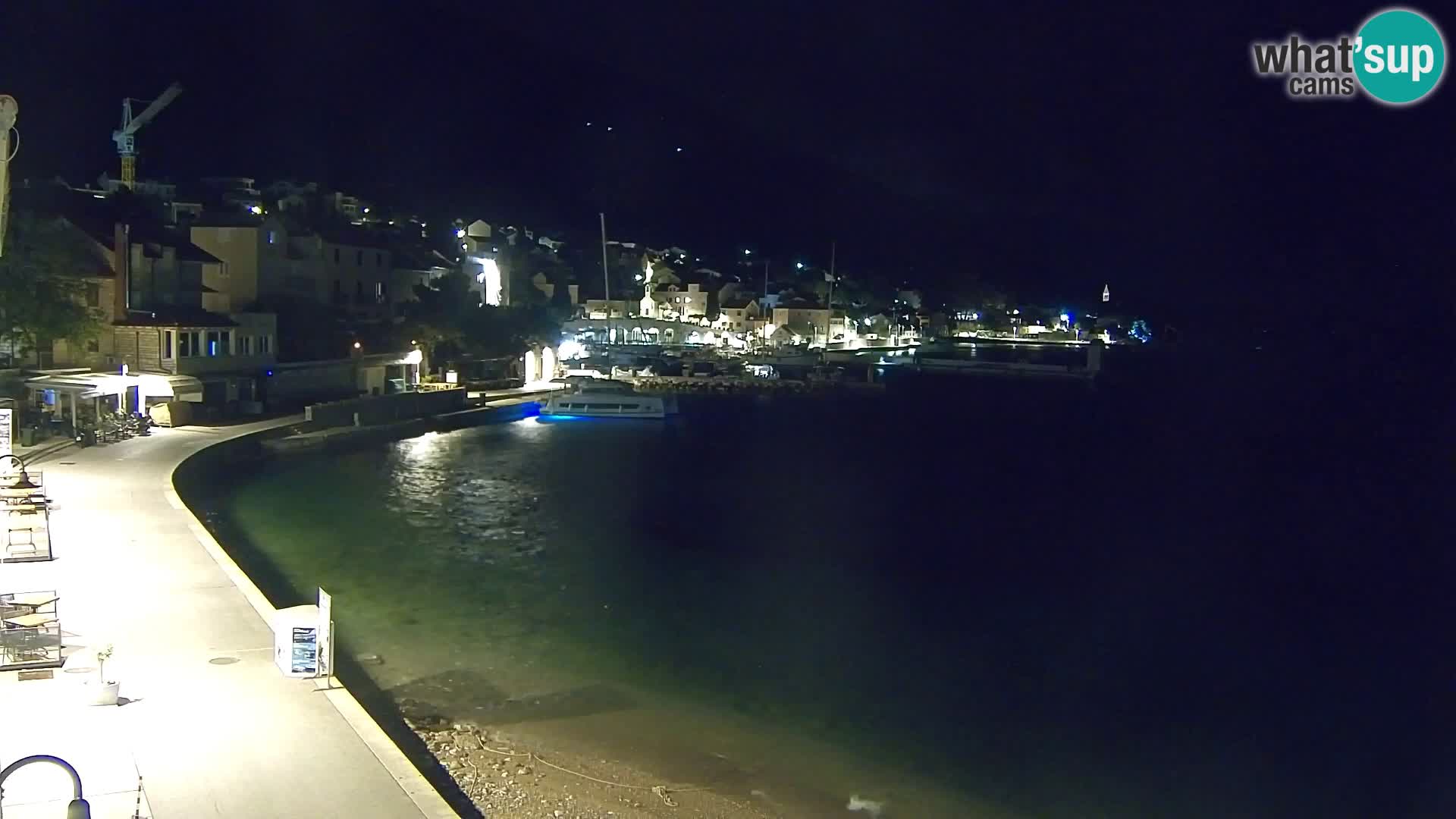 Webcam Bol centre-ville & marina – Vue en direct depuis Bol, île de Brač