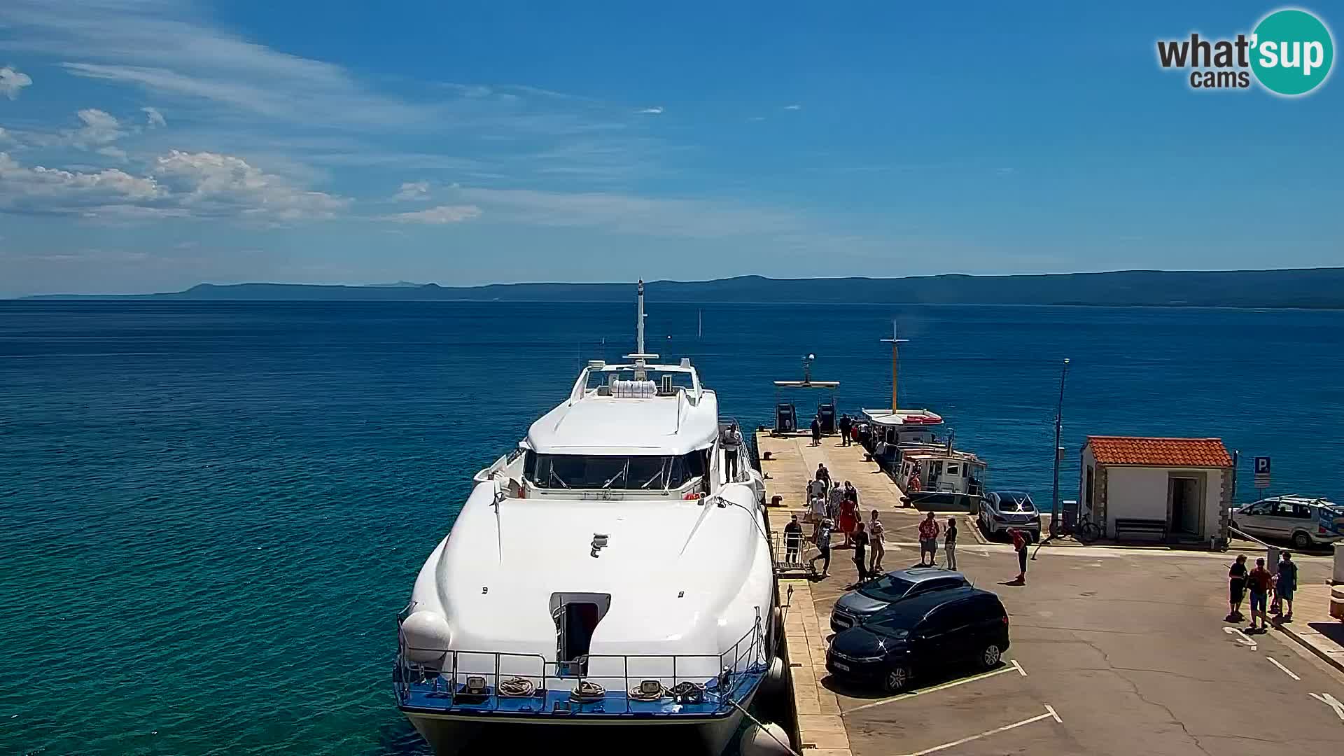 Webcam Bol Centre-Ville & Marina – Vue en direct depuis Bol, île de Brač