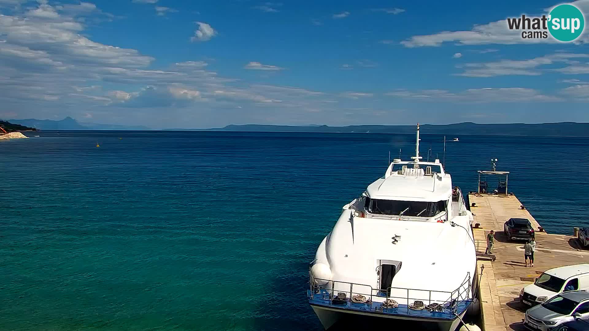 Webcam Bol Hafen & Ortszentrum – Liveblick aus Bol auf der Insel Brač