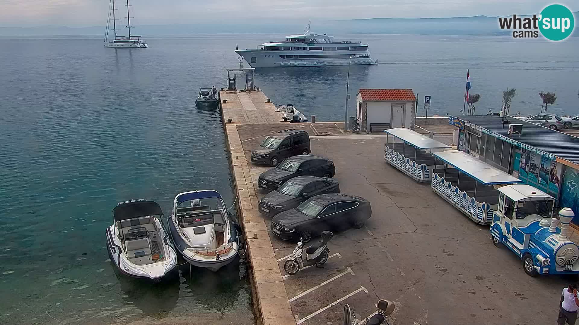 Webcam Bol Centre-Ville & Marina – Vue en direct depuis Bol, île de Brač
