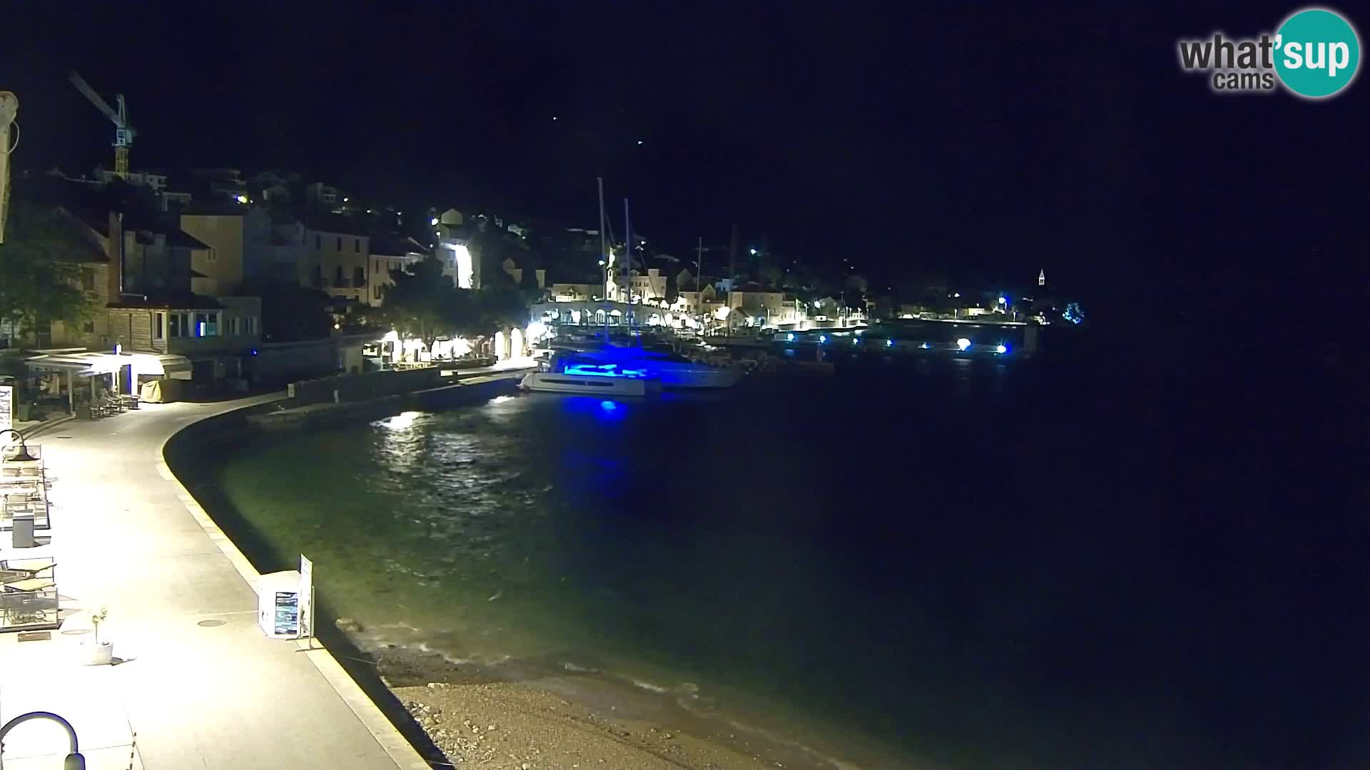 Webcam Bol centre-ville & marina – Vue en direct depuis Bol, île de Brač