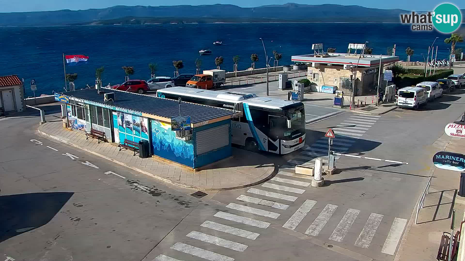 Webcam Bol Centre-Ville & Marina – Vue en direct depuis Bol, île de Brač