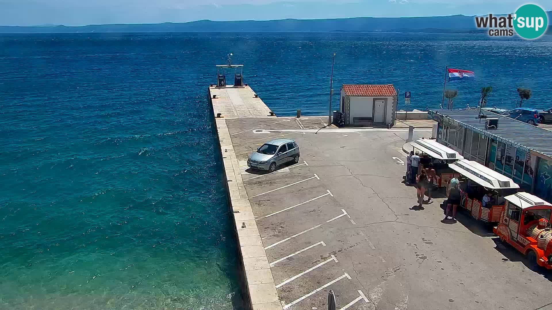 Webcam Bol centre-ville & marina – Vue en direct depuis Bol, île de Brač