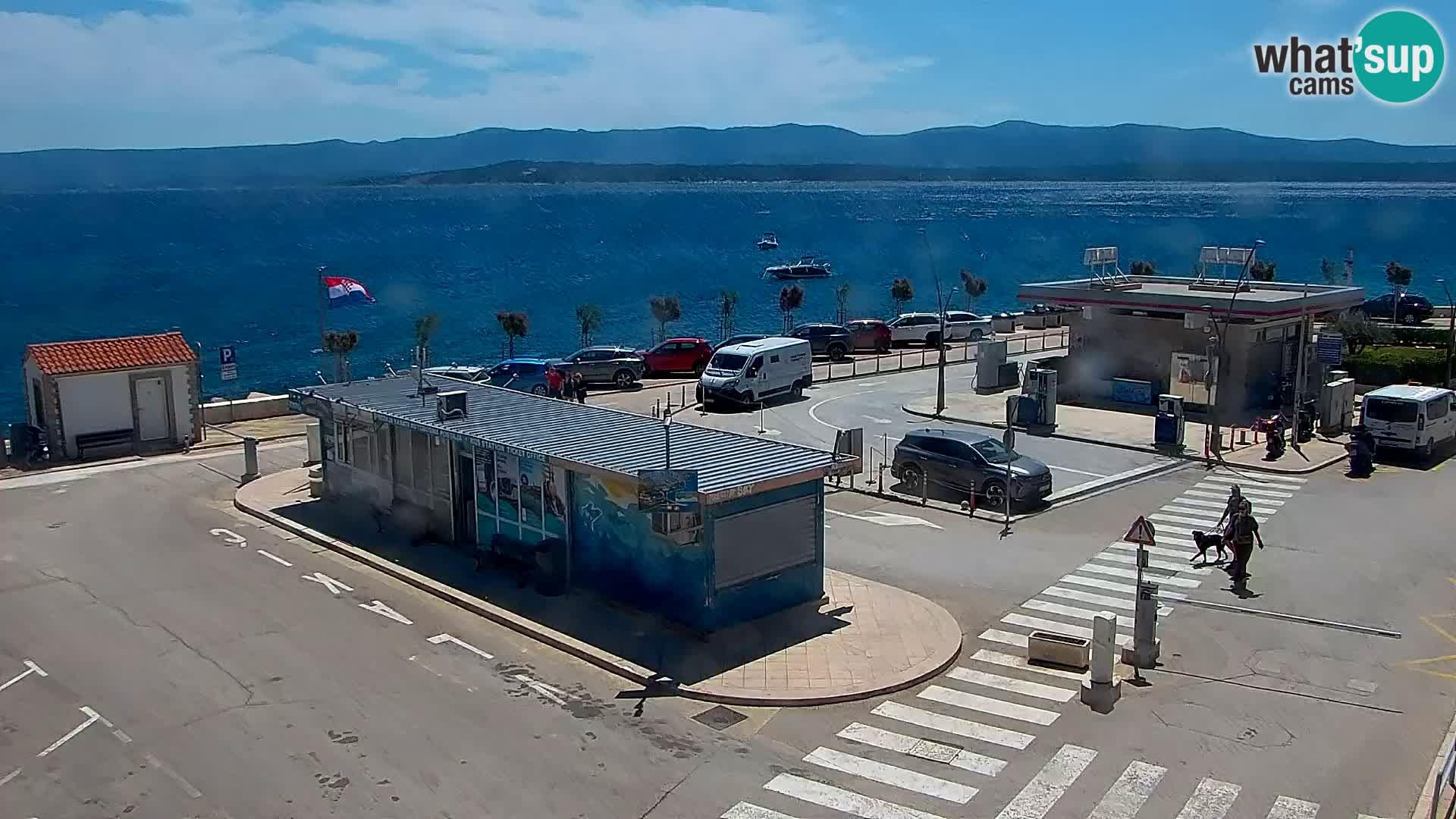 Webcam Bol Centre-Ville & Marina – Vue en direct depuis Bol, île de Brač