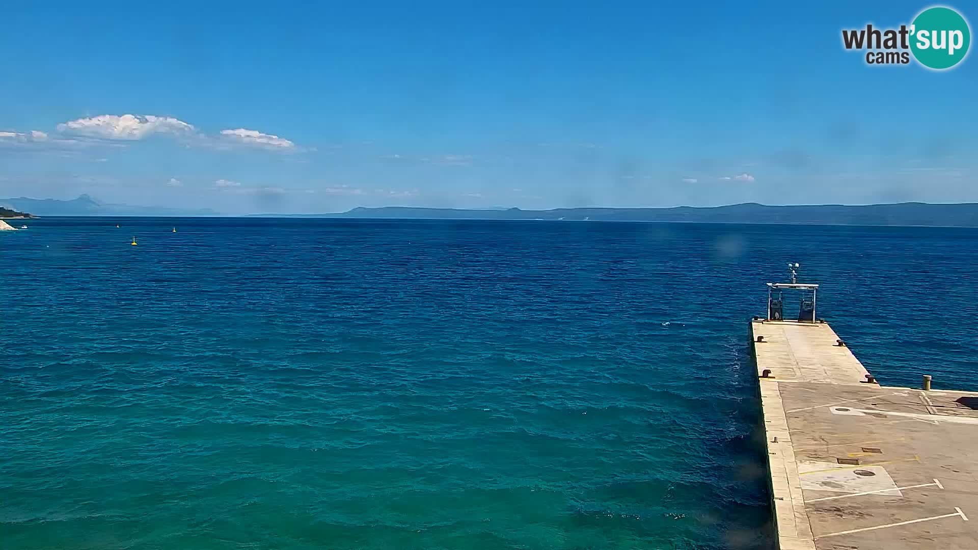 Webcam Bol Centro e Marina – Vista live dal porto di Bol