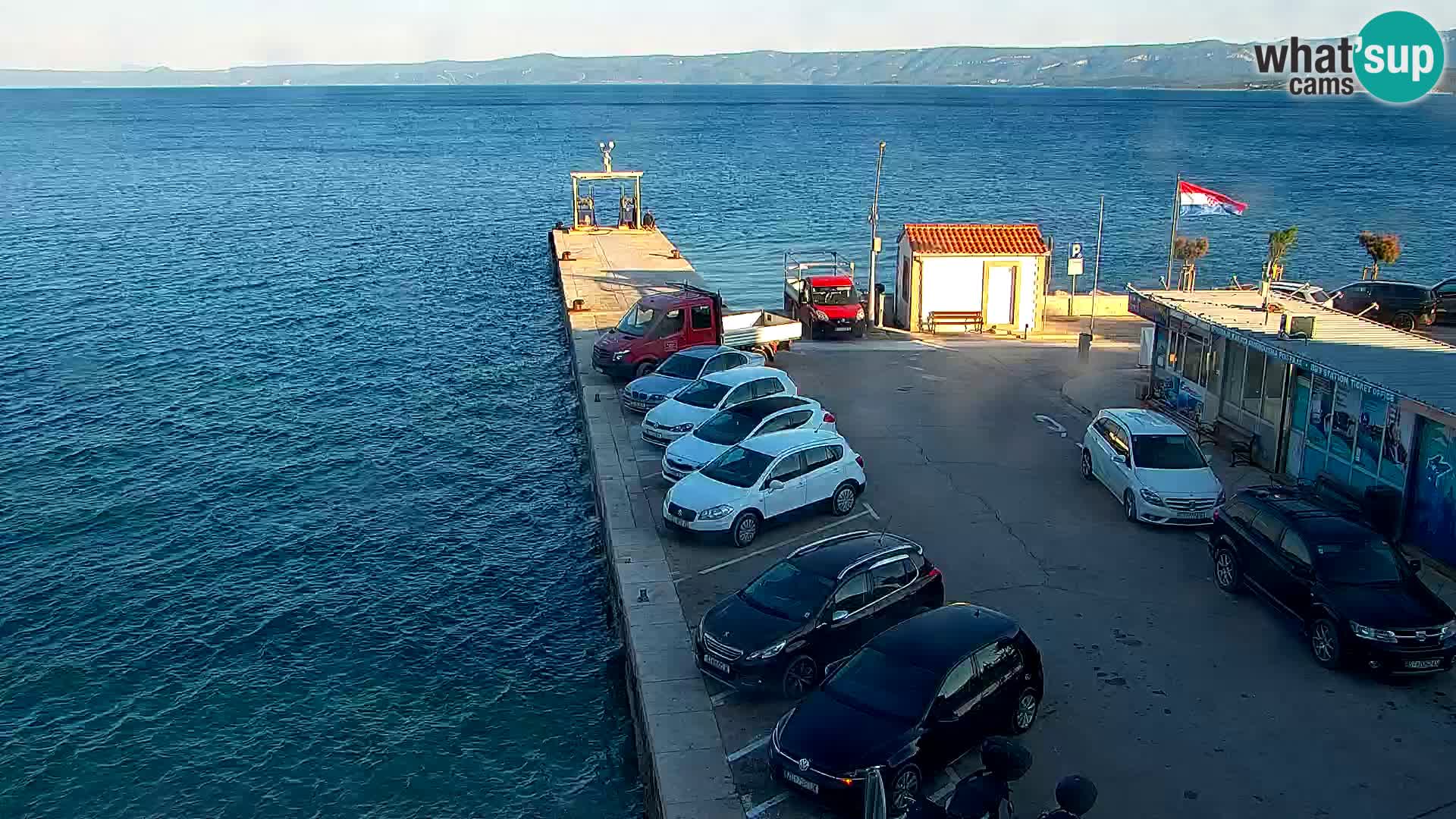 Webcam Bol centre-ville & marina – Vue en direct depuis Bol, île de Brač