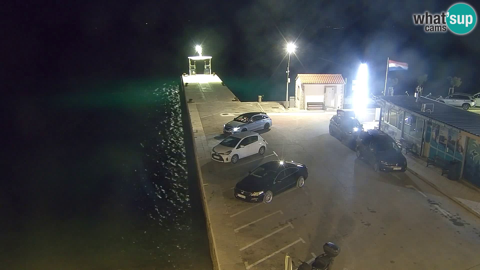 Webcam Bol Centro e Marina – Vista live dal porto di Bol