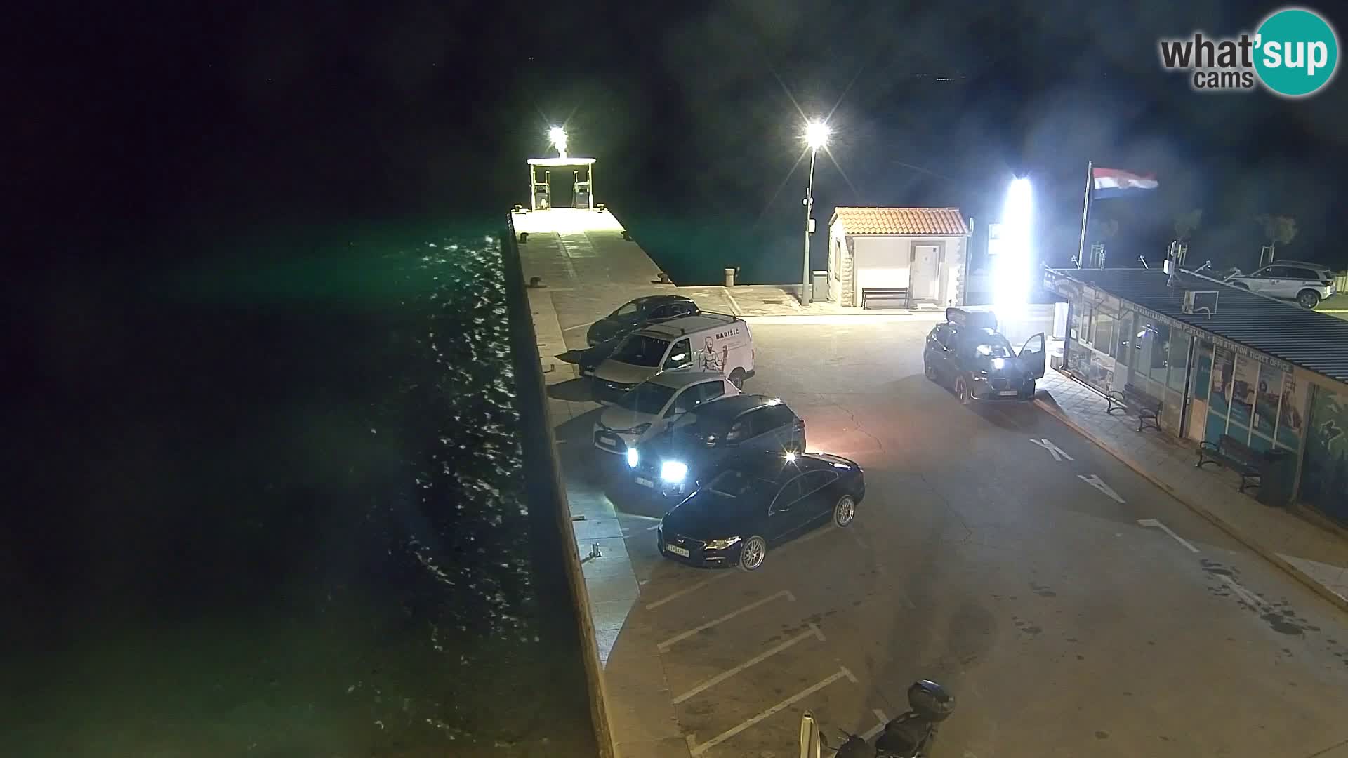 Spletna kamera Bol – Center mesta in marina v živo