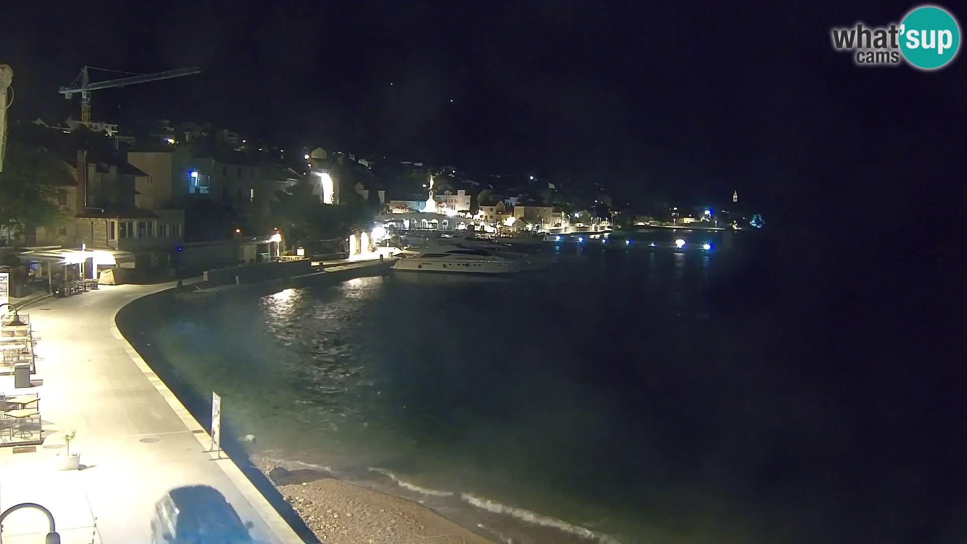 Webcam Bol Centre-Ville & Marina – Vue en direct depuis Bol, île de Brač