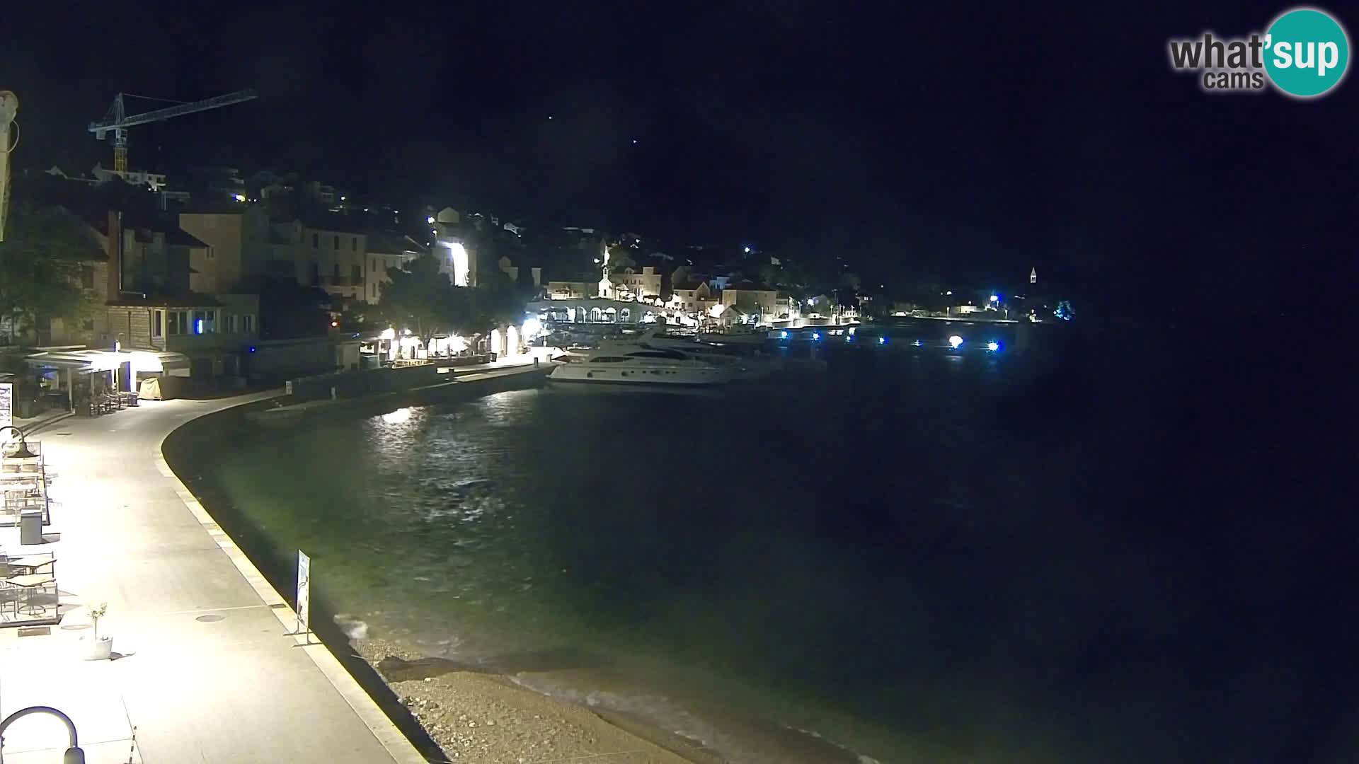 Webcam Bol Centre-Ville & Marina – Vue en direct depuis Bol, île de Brač