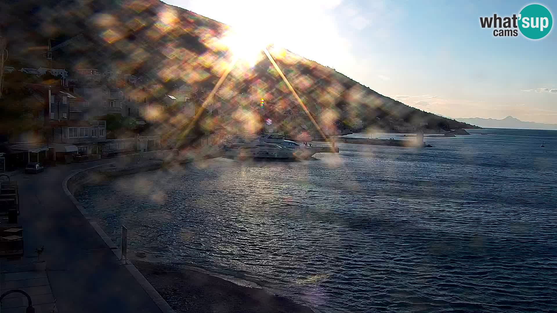 Webcam Bol Centre-Ville & Marina – Vue en direct depuis Bol, île de Brač