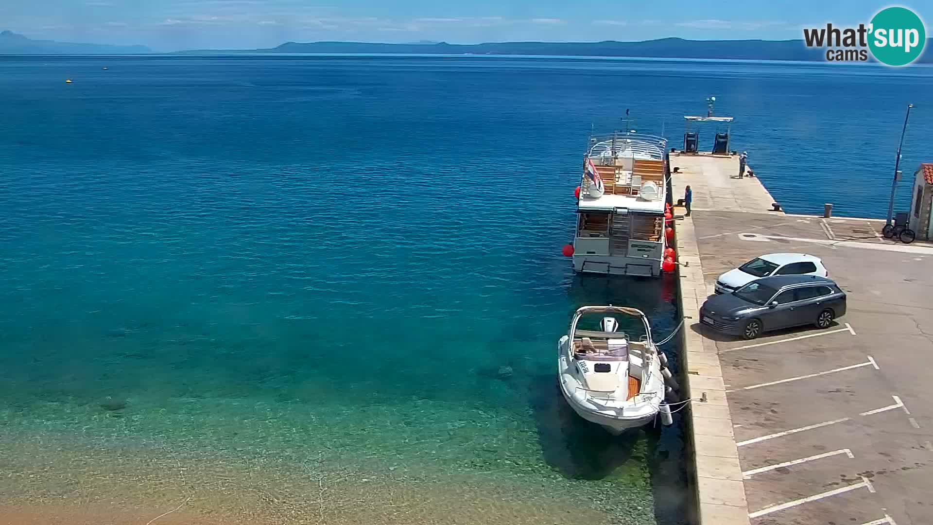 Webcam Bol centre-ville & marina – Vue en direct depuis Bol, île de Brač