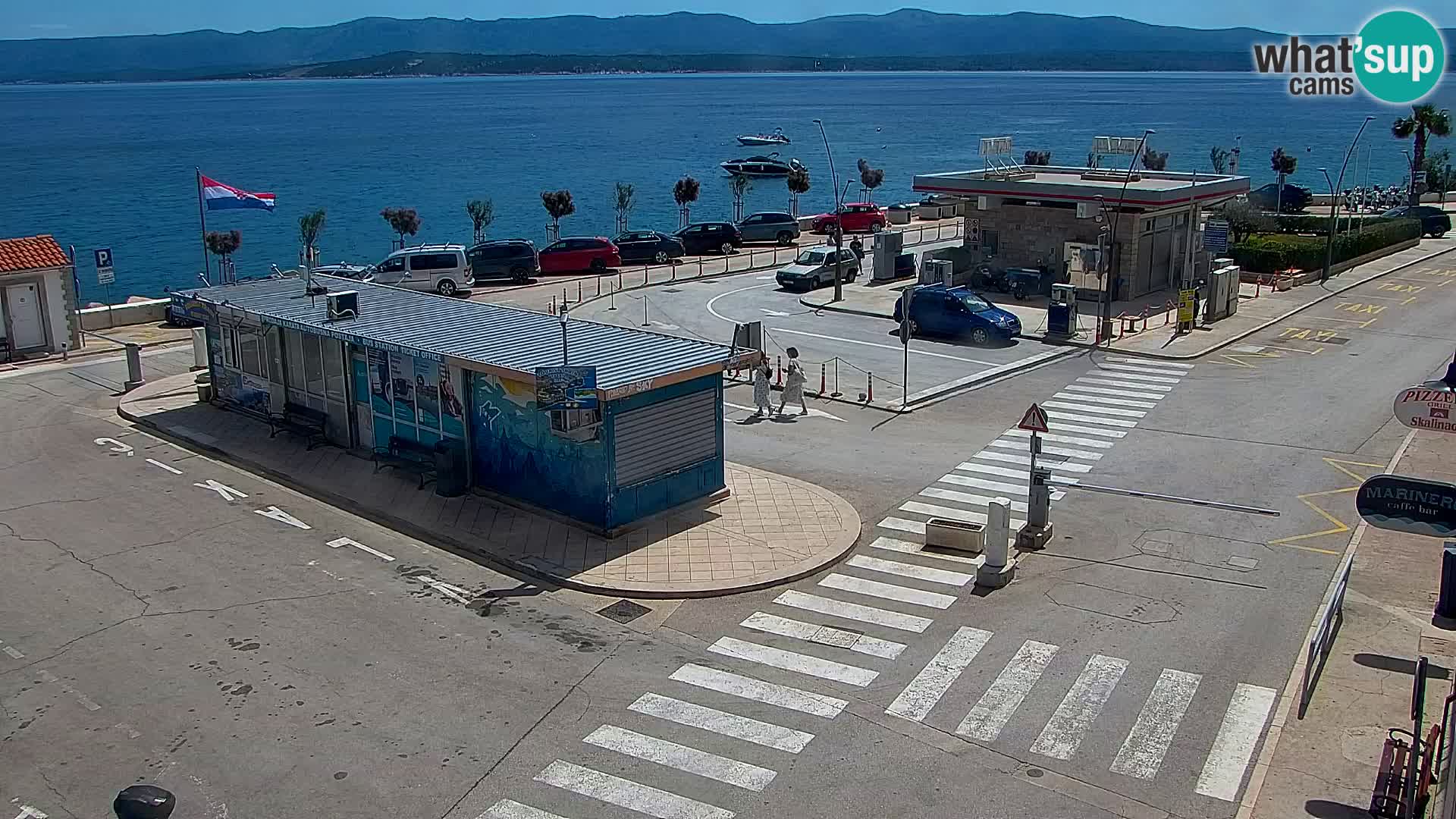 Webcam Bol Hafen & Ortszentrum – Liveblick aus Bol auf der Insel Brač