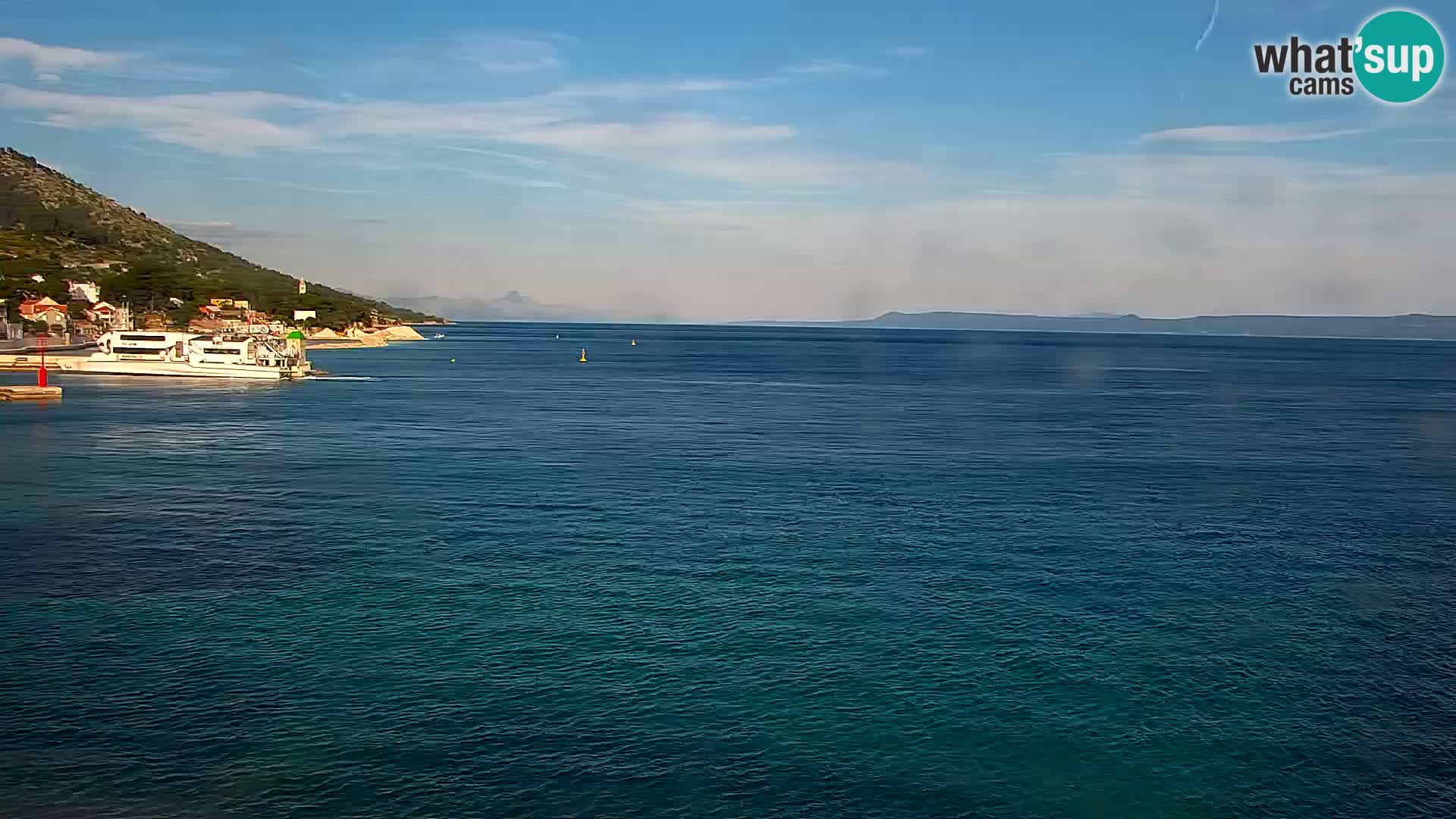 Webcam Bol Centro e Marina – Vista live dal porto di Bol