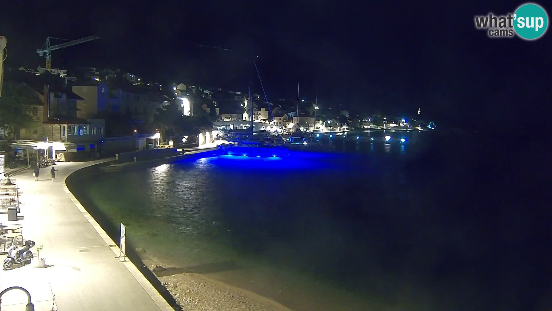 Webcam Bol centre-ville & marina – Vue en direct depuis Bol, île de Brač