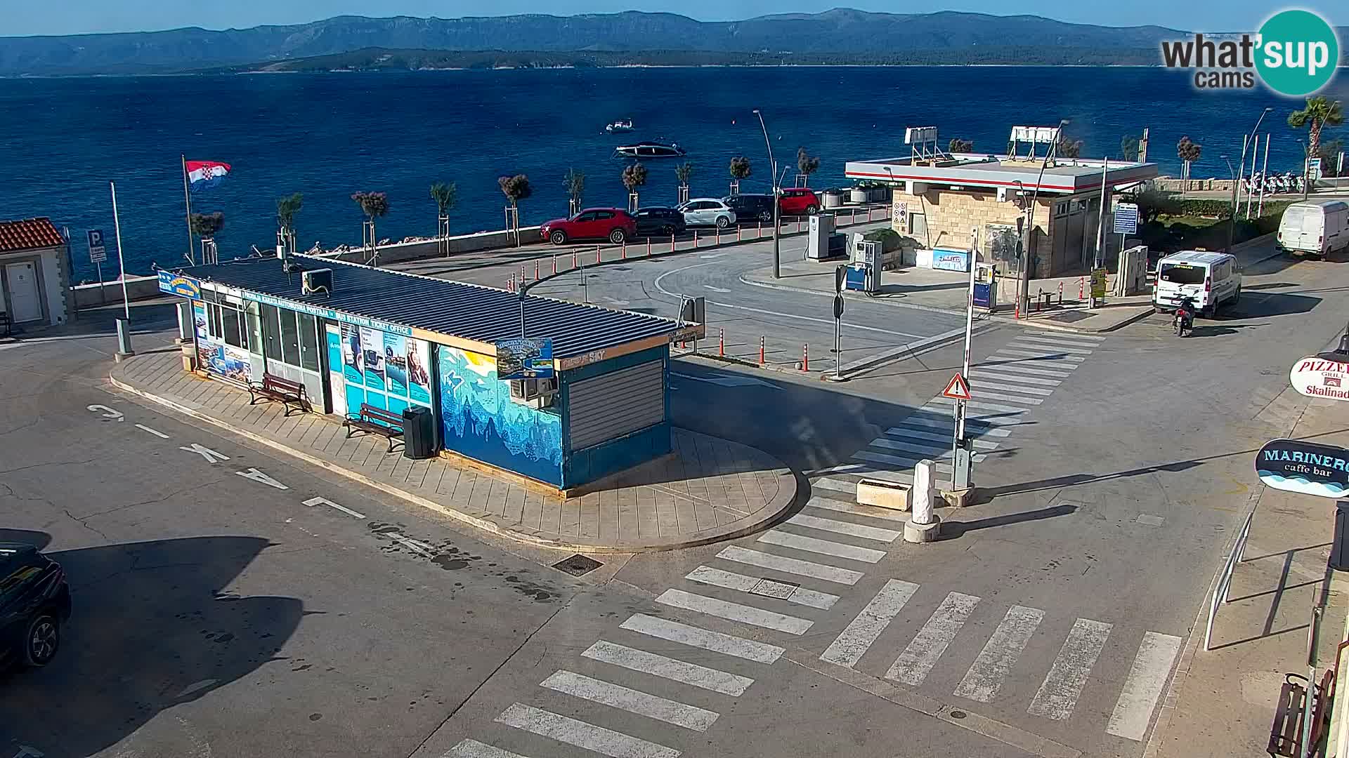 Webcam Bol Hafen & Ortszentrum – Liveblick aus Bol auf der Insel Brač