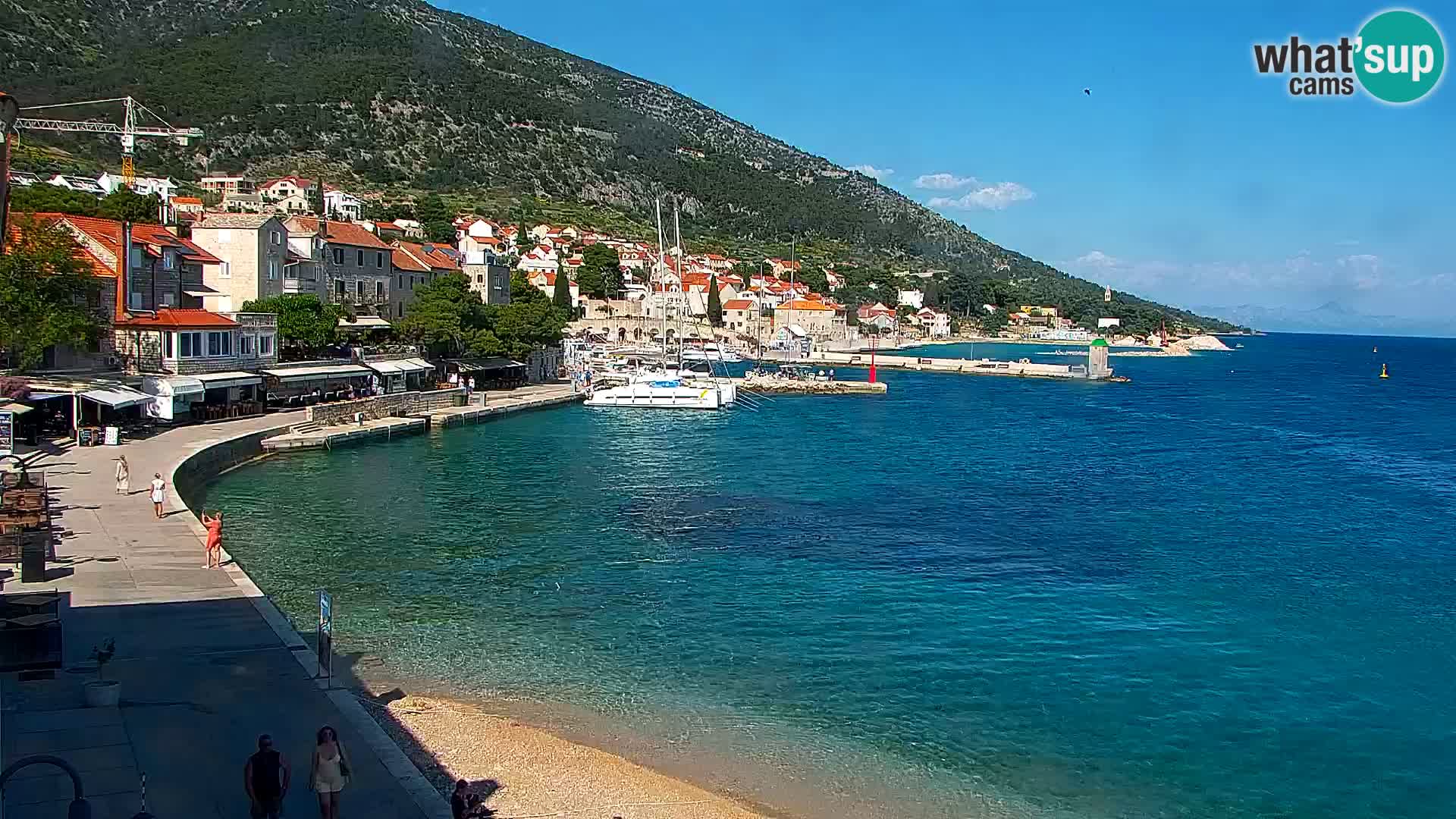 Webcam Bol Town Center & Marina – Live View from Bol, Brač