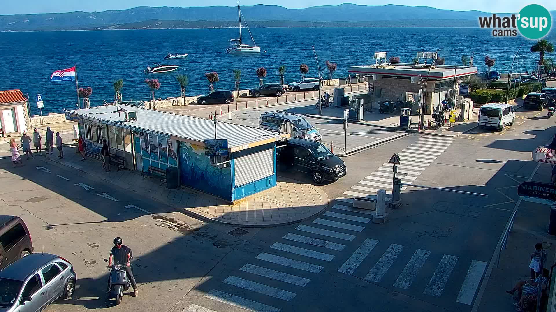 Webcam Bol centre-ville & marina – Vue en direct depuis Bol, île de Brač