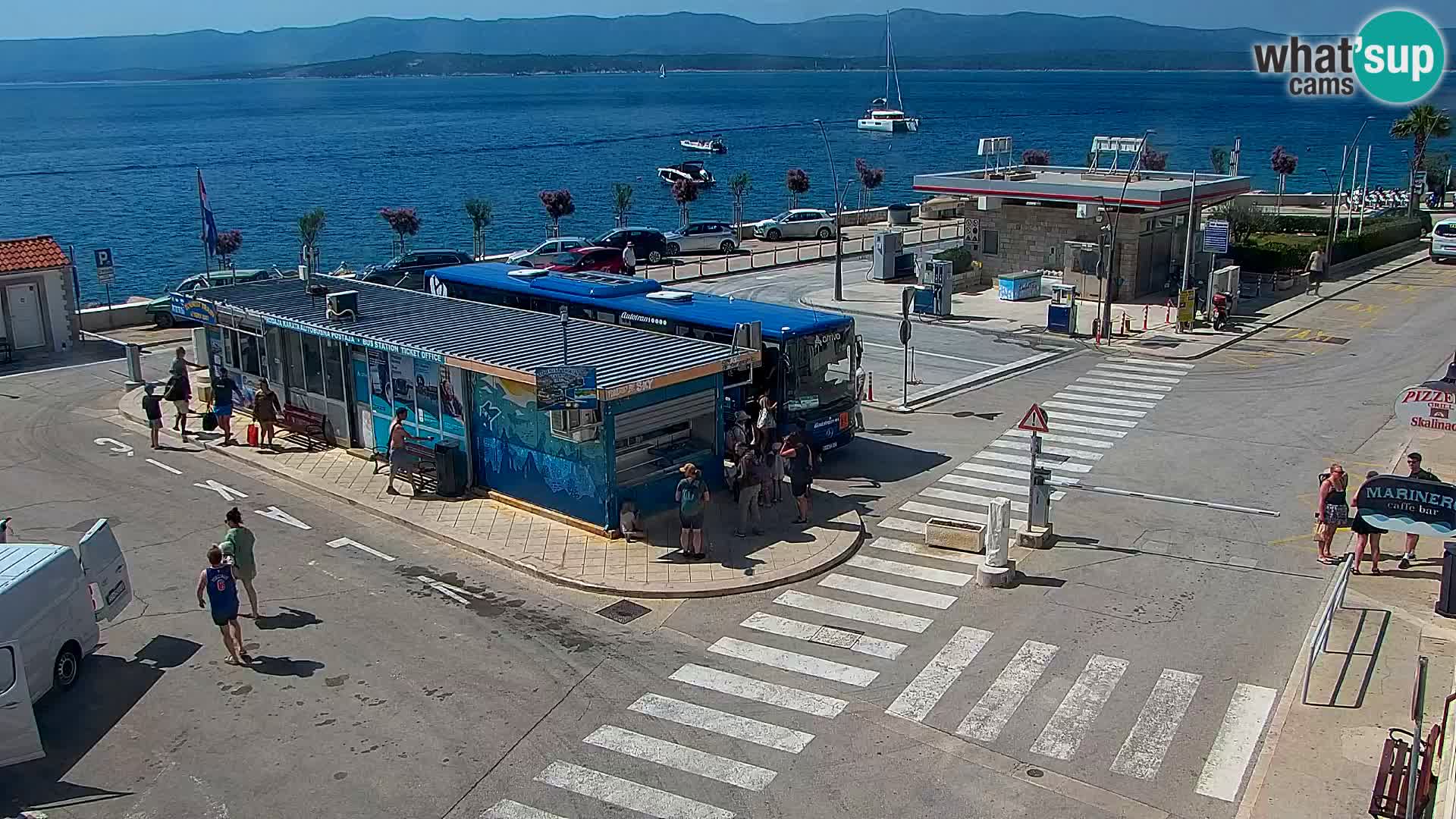 Webcam Bol Centre-Ville & Marina – Vue en direct depuis Bol, île de Brač