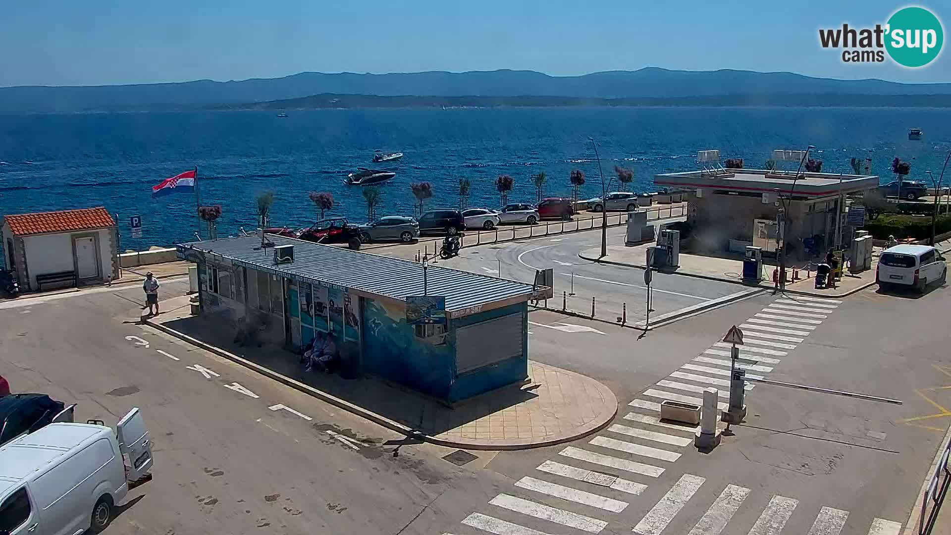 Webcam Bol centre-ville & marina – Vue en direct depuis Bol, île de Brač