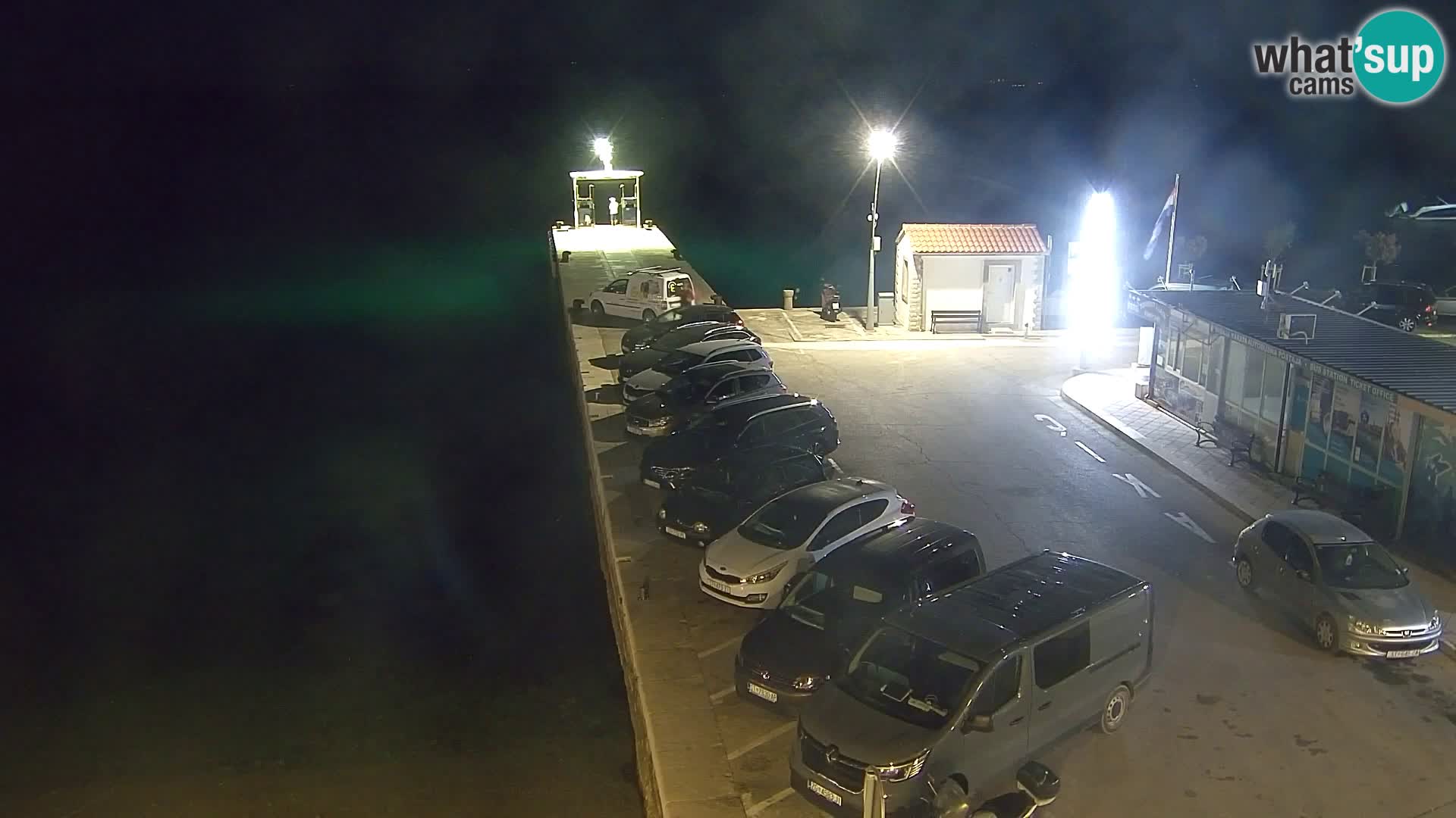 Webcam Bol Centro e Marina – Vista live dal porto di Bol