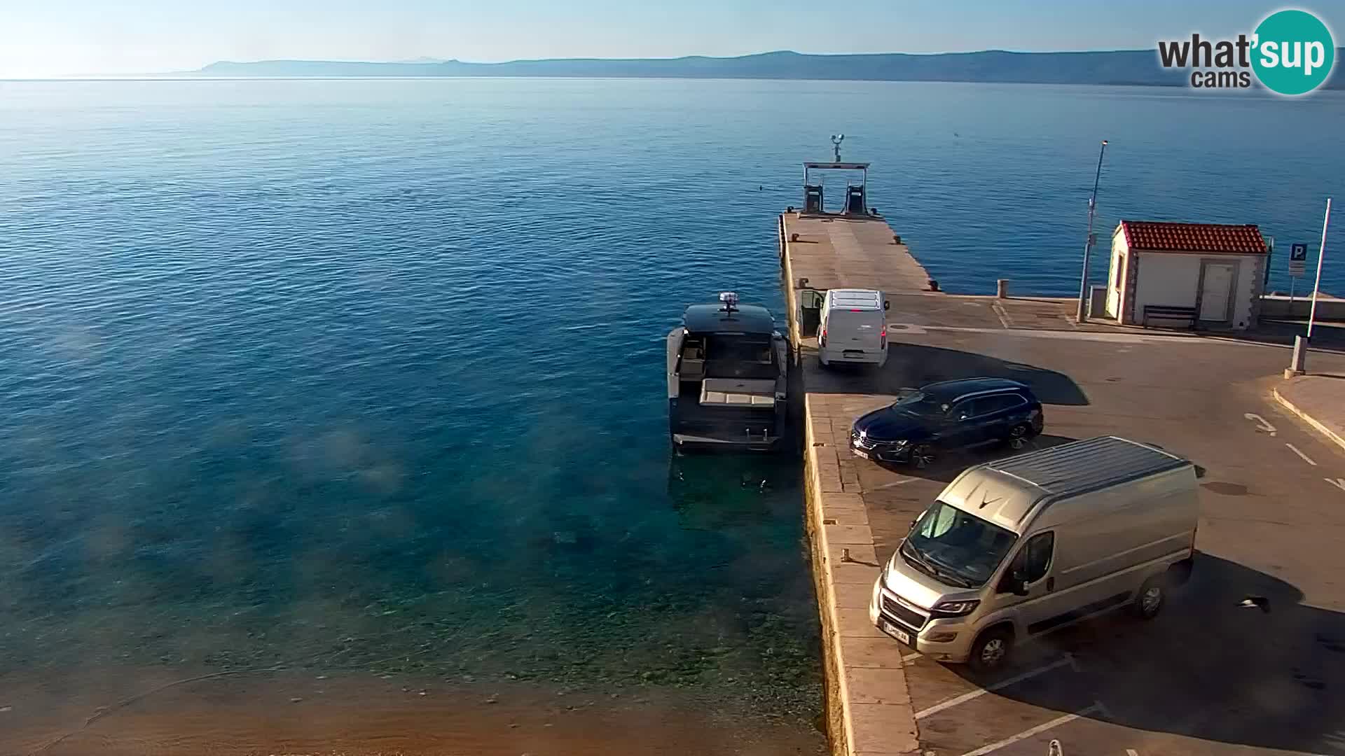 Webcam Bol Centre-Ville & Marina – Vue en direct depuis Bol, île de Brač