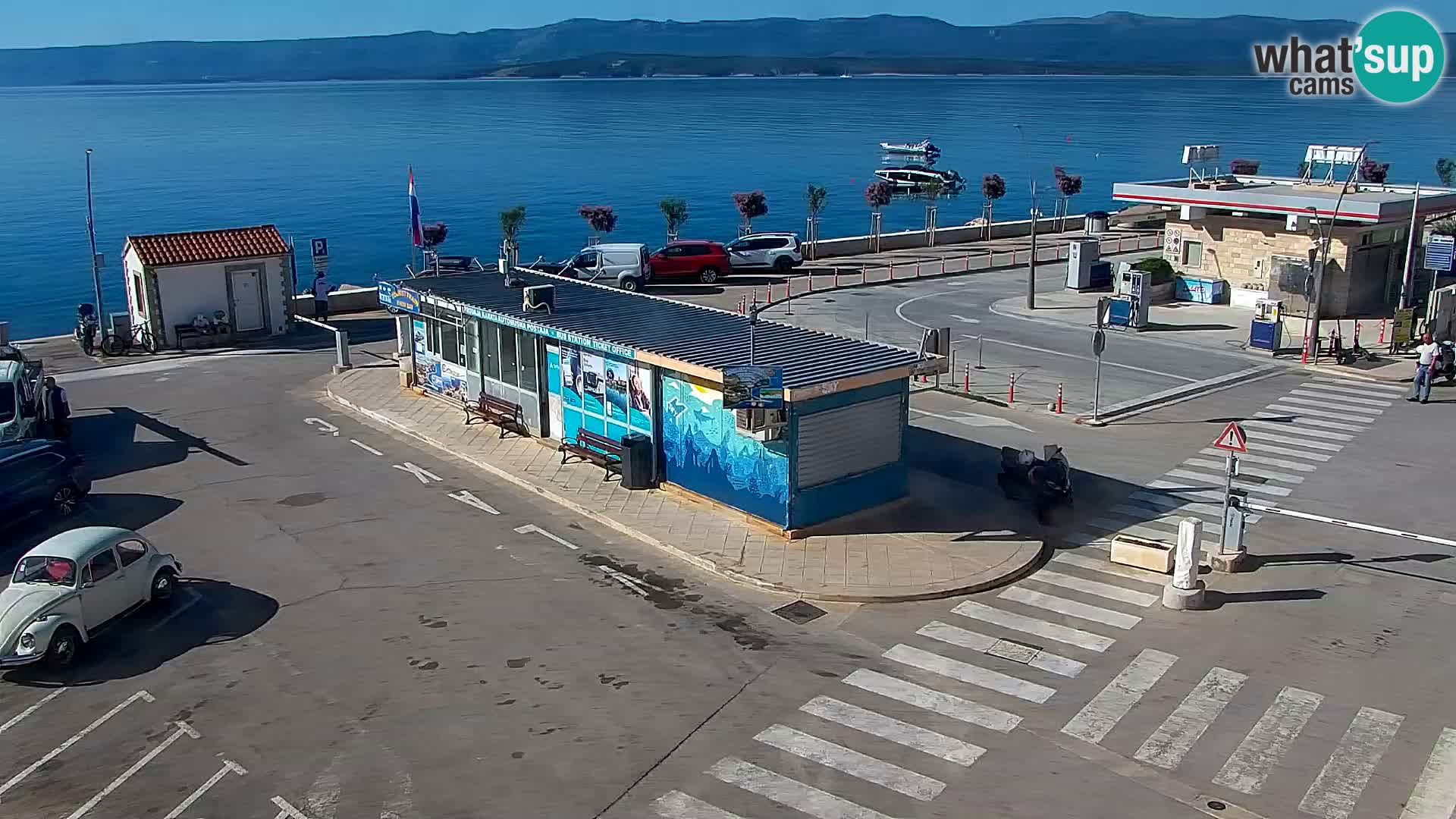 Webcam Bol Hafen & Ortszentrum – Liveblick aus Bol auf der Insel Brač