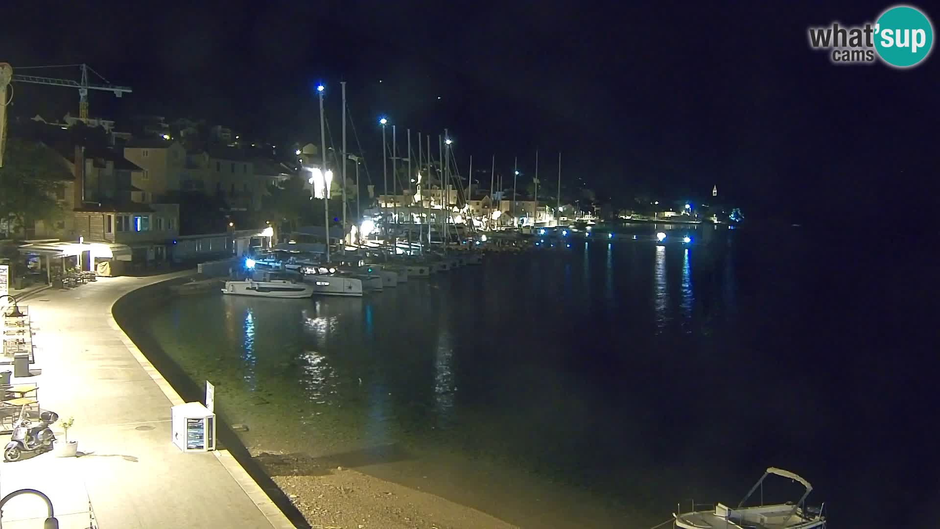 Webcam Bol Centre-Ville & Marina – Vue en direct depuis Bol, île de Brač