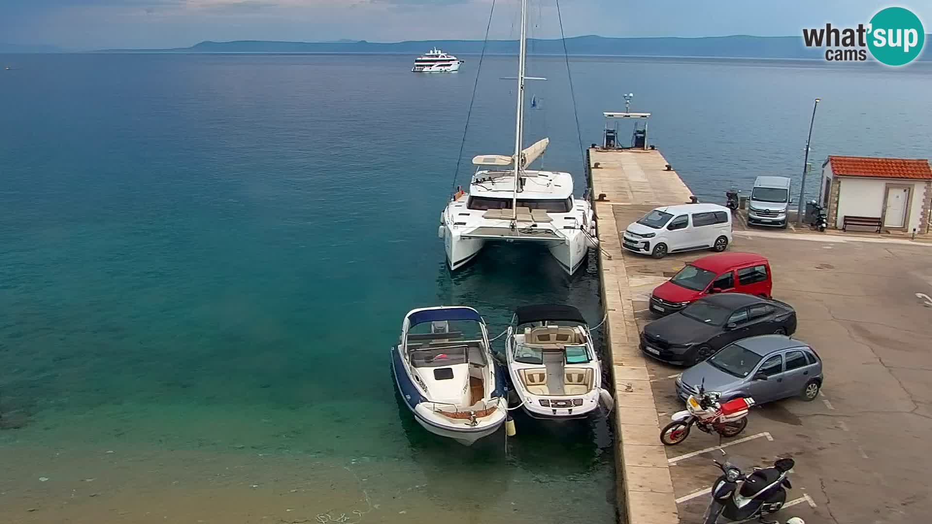 Webcam Bol Centre-Ville & Marina – Vue en direct depuis Bol, île de Brač