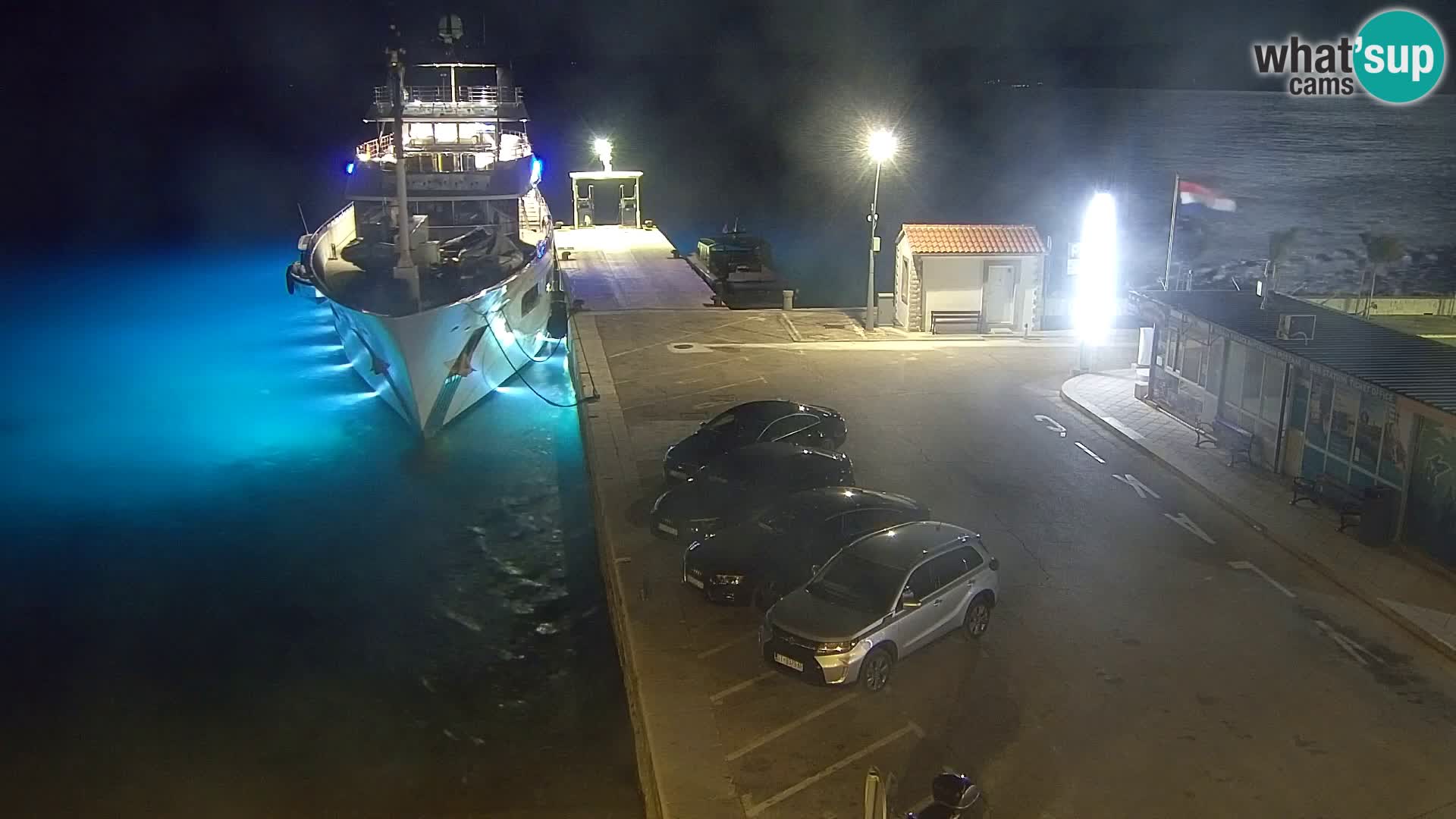Webcam Bol centre-ville & marina – Vue en direct depuis Bol, île de Brač