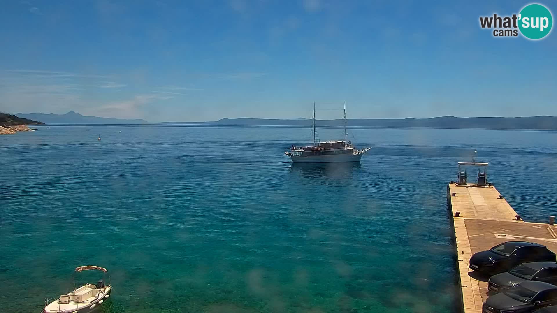 Webcam Bol Hafen & Ortszentrum – Liveblick aus Bol auf der Insel Brač