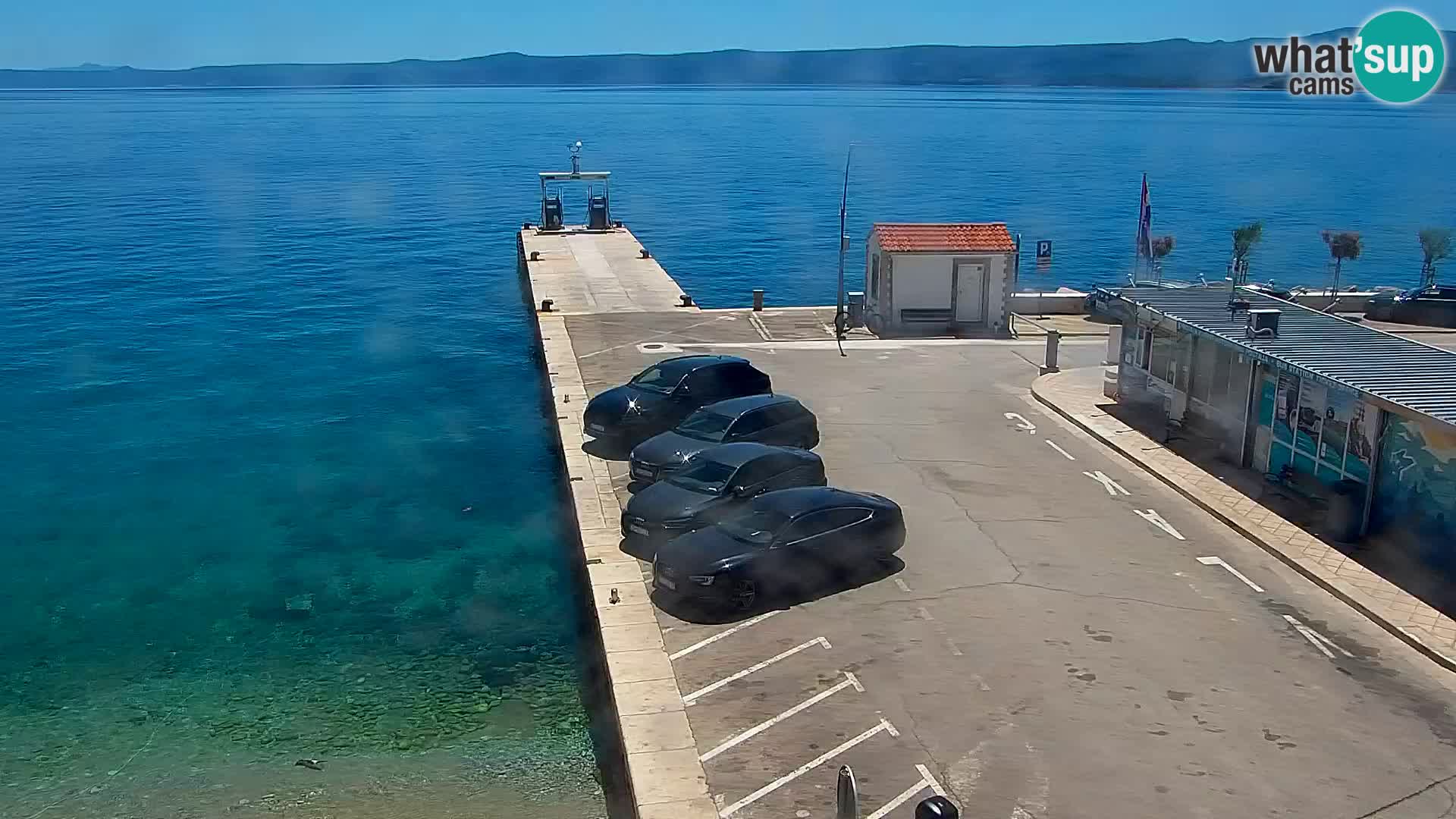 Webcam Bol Centre-Ville & Marina – Vue en direct depuis Bol, île de Brač
