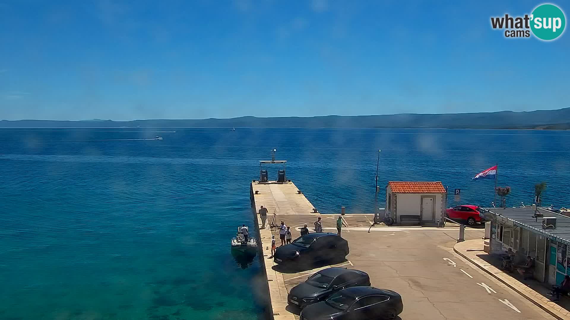 Webcam Bol Centre-Ville & Marina – Vue en direct depuis Bol, île de Brač