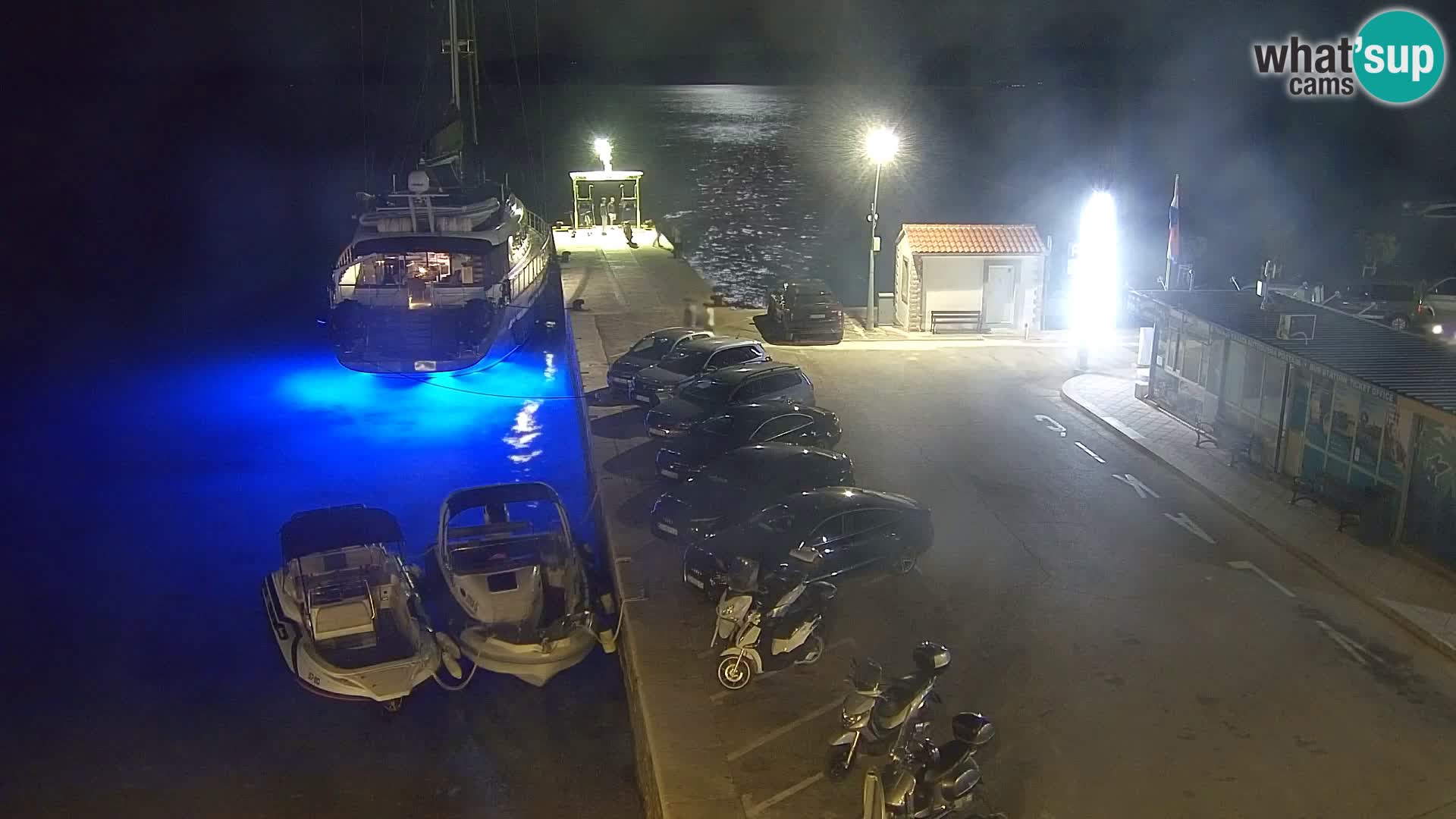 Webcam Bol Hafen & Ortszentrum – Liveblick aus Bol auf der Insel Brač