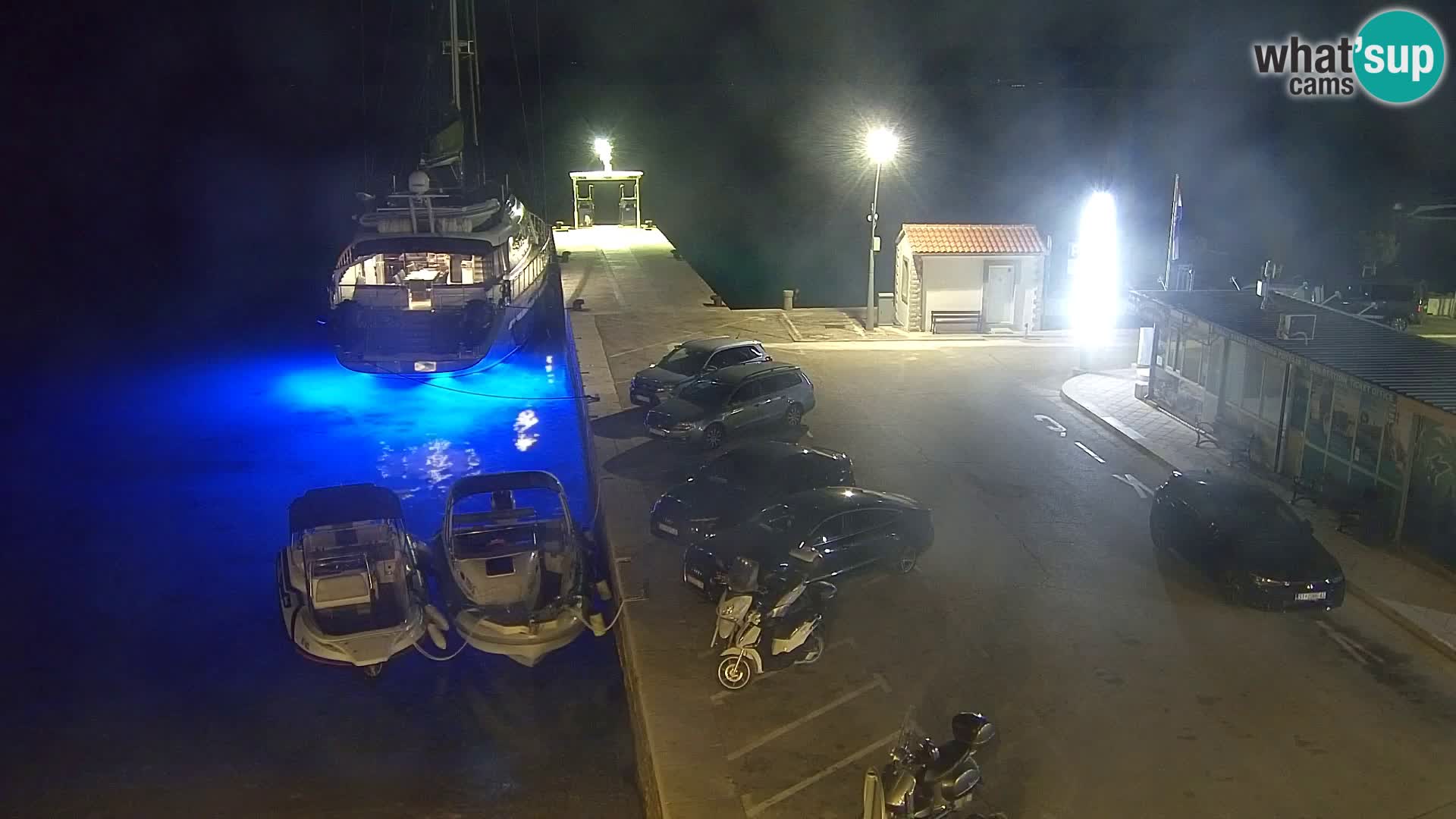 Webcam Bol centre-ville & marina – Vue en direct depuis Bol, île de Brač